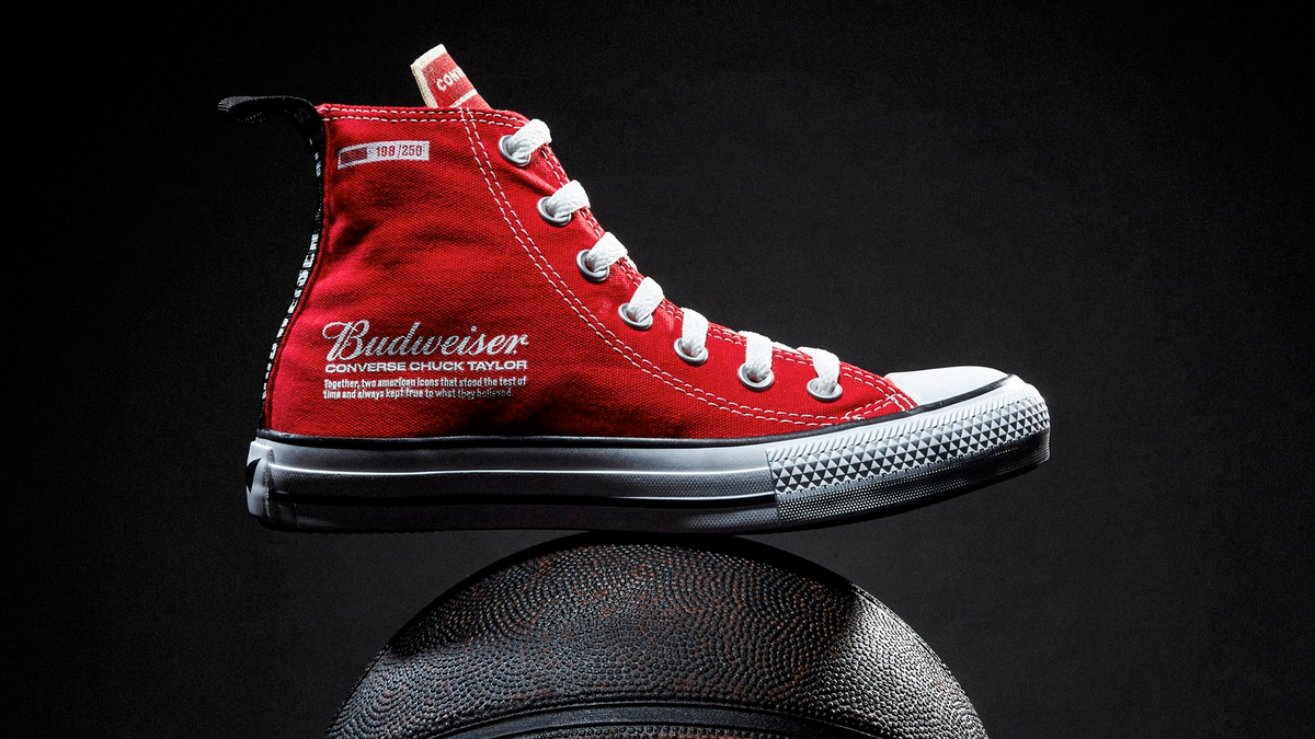 Budweiser chuck taylors hotsell