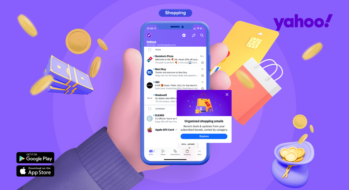 Yahoo Mail – e-mail organizado na App Store