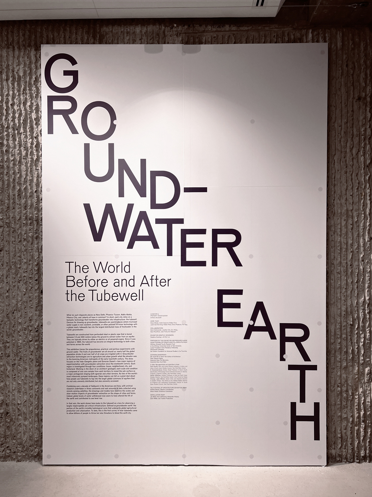 Groundwater Earth — Holden Sho Miles