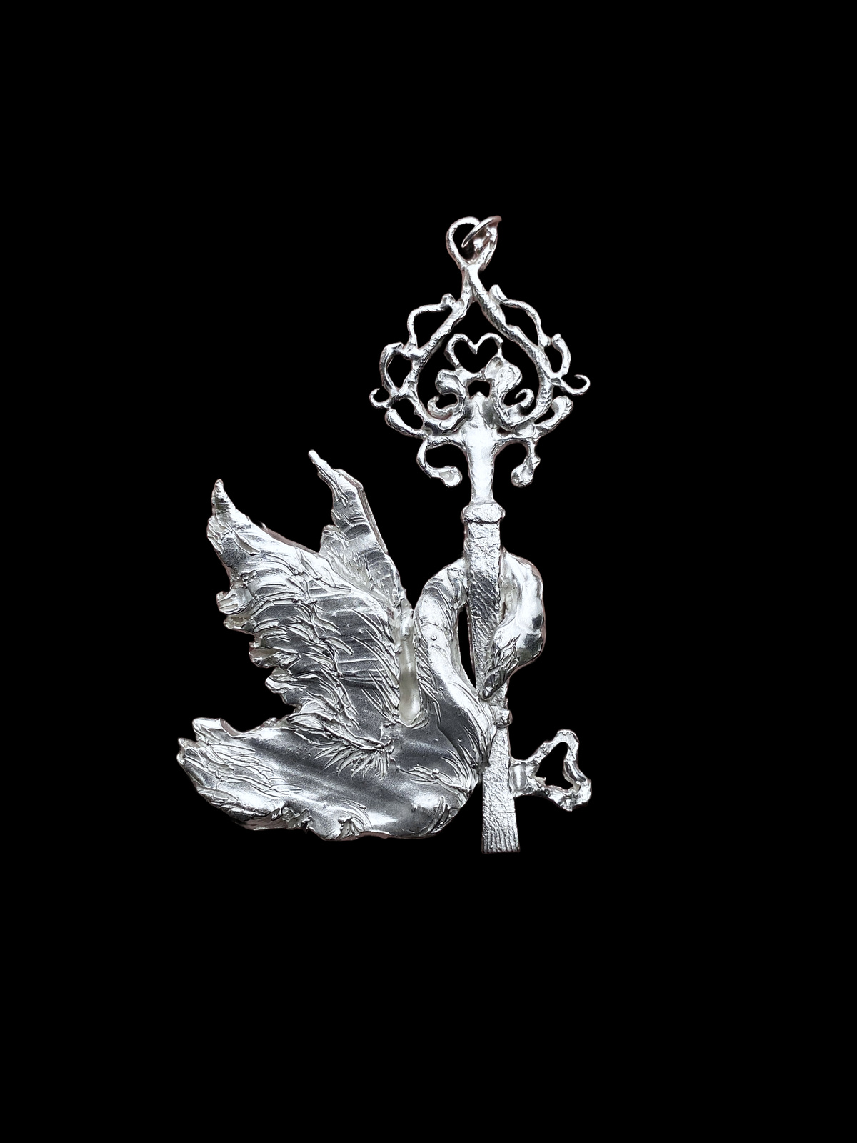 Guardian Swan Necklace — Alice Langbrown