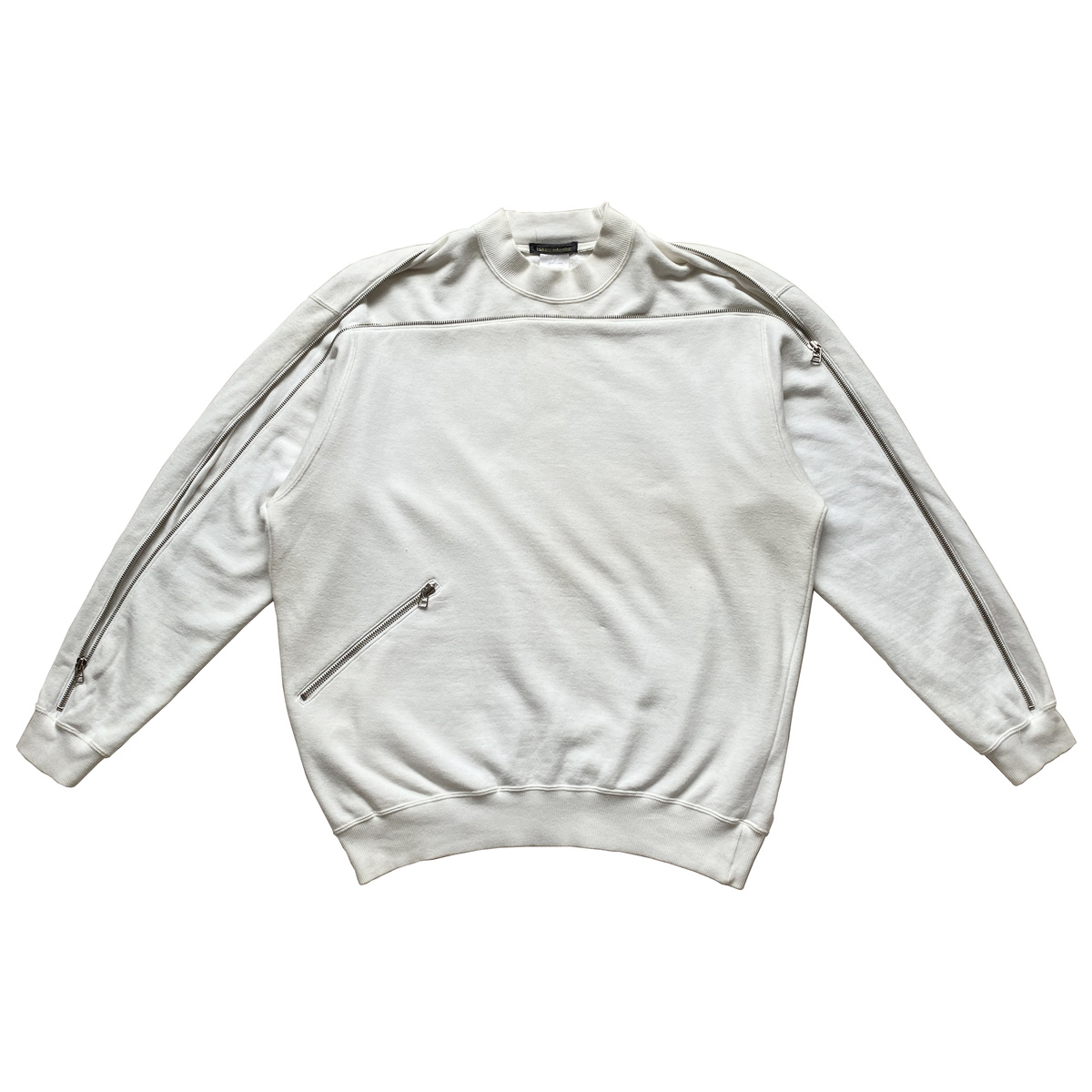 Issey Miyake, S/S 1987 Zippered Staff Sweater - LA NAUSÉE