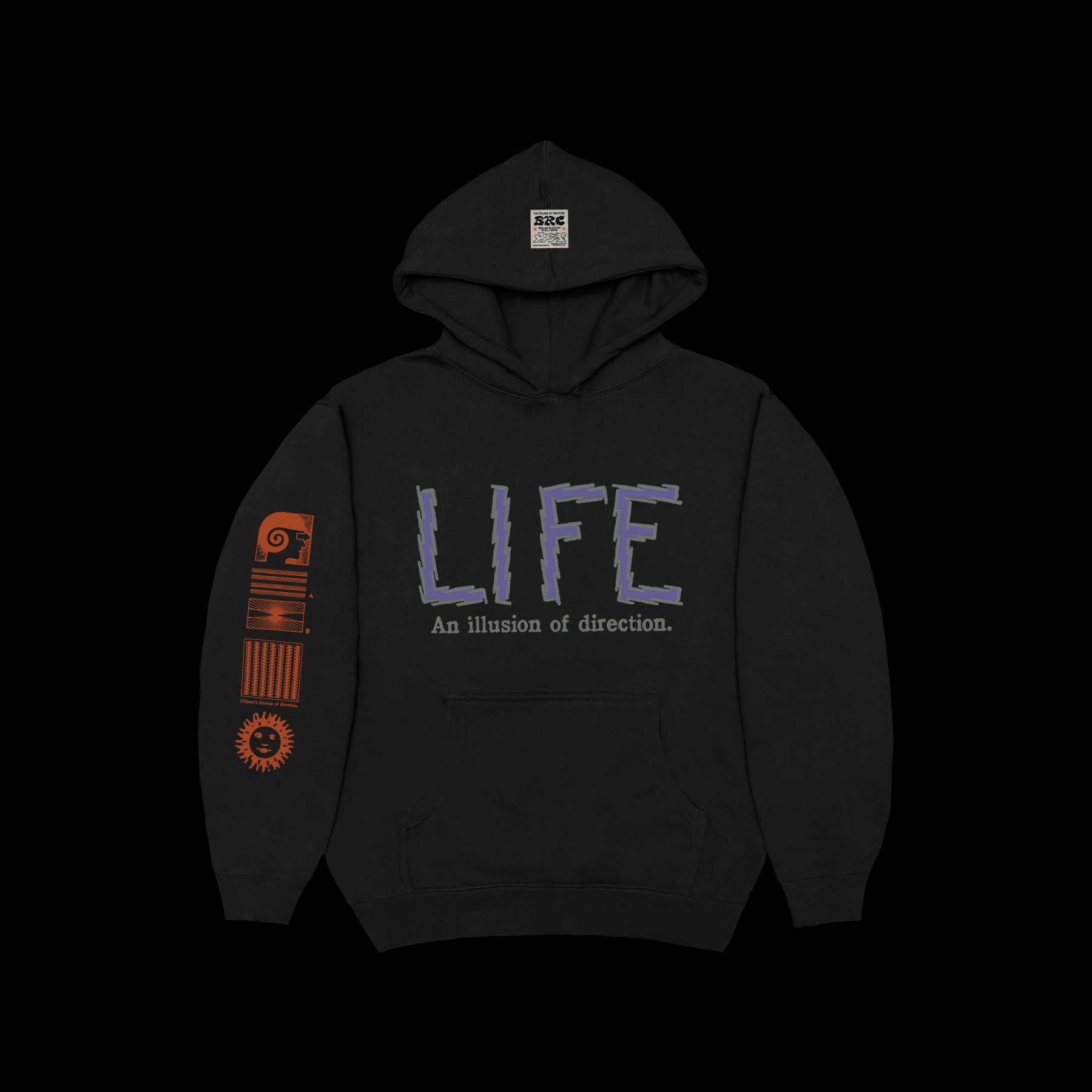 Life Hoodie — Secret Riso Club