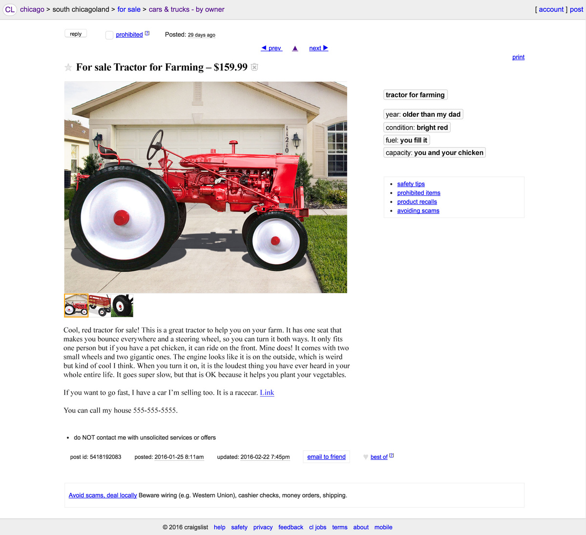 craigslist radio flyer wagon