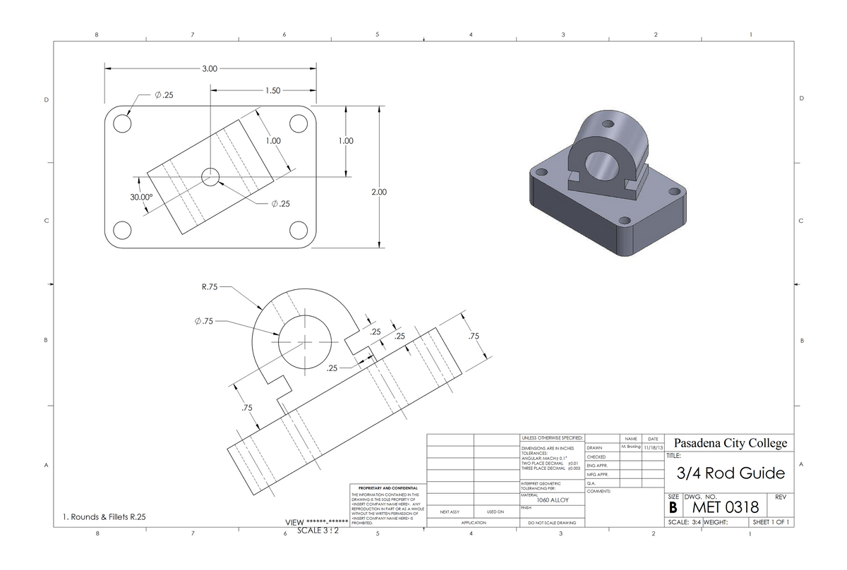 Mechanical Drafting — Matthew Broking