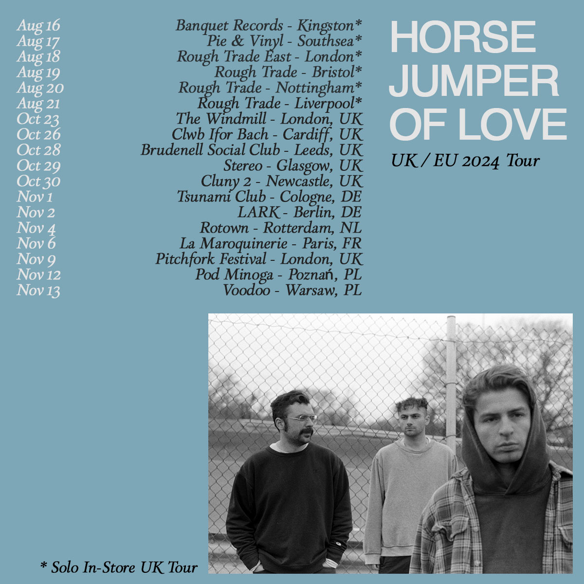 Full Band UK Tour Poster