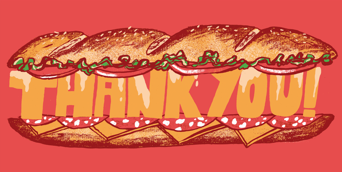 Thank You Sandwich — tomjay.com