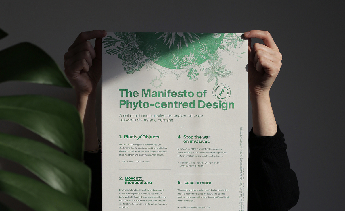The Manifesto of Phyto-centred Design — Plant Fever