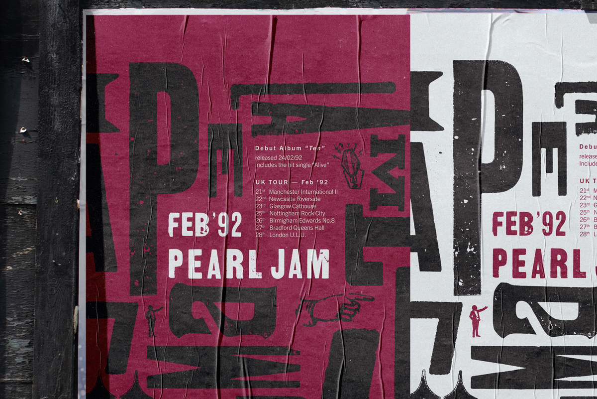 Taz - Pearl Jam/L7 Silkscreen Signed Numbered Limited Edition Rock Concert  Poster at 's Entertainment Collectibles Store