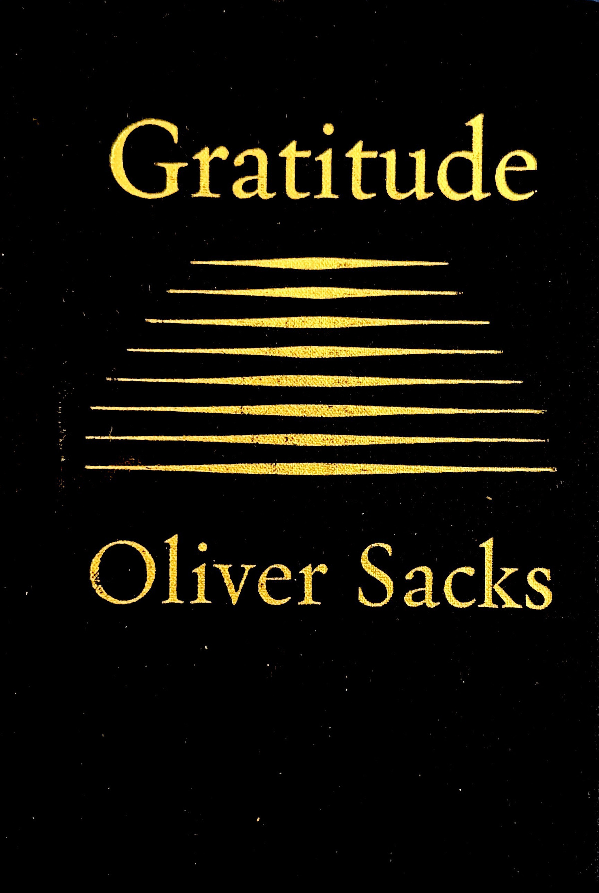 Oliver Sacks Gratitude — Public Library