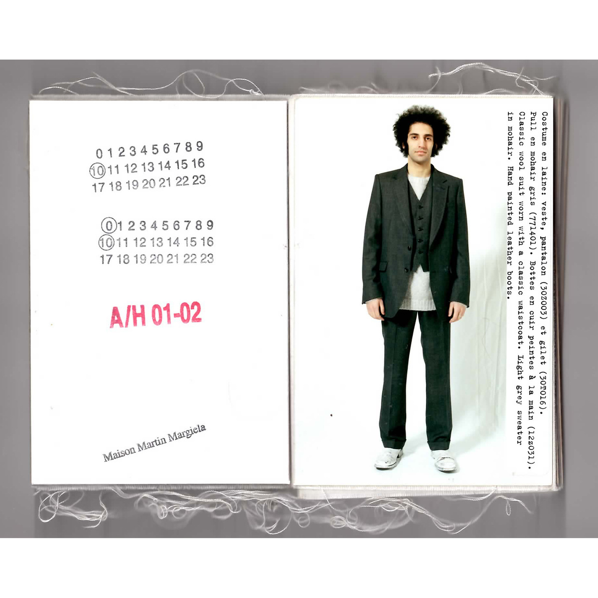 Maison Martin Margiela, A/W 01-02 Artisanal Foldout Look-book - La 