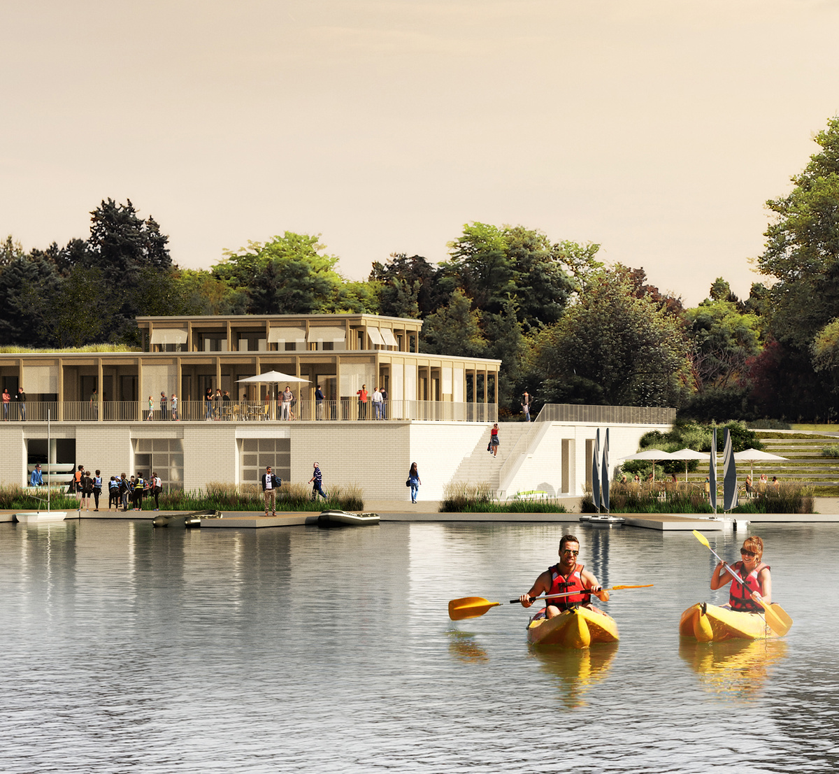 CHOISY BASE NAUTIQUE / Réhabilitation lourde du bâtiment principal de