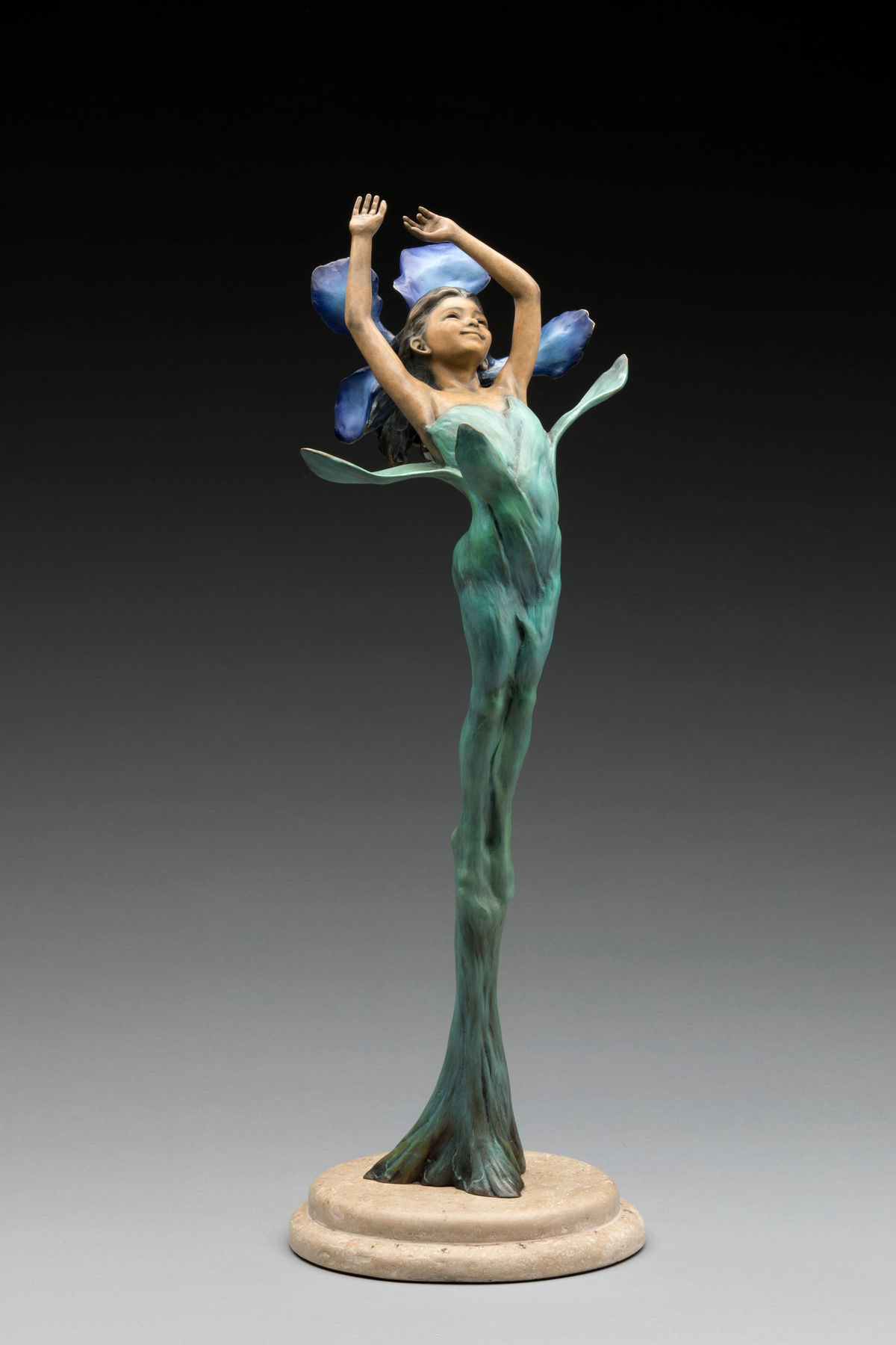 INDOOR SCULPTURE — Figurative Bronze Sculpture Angela Mia