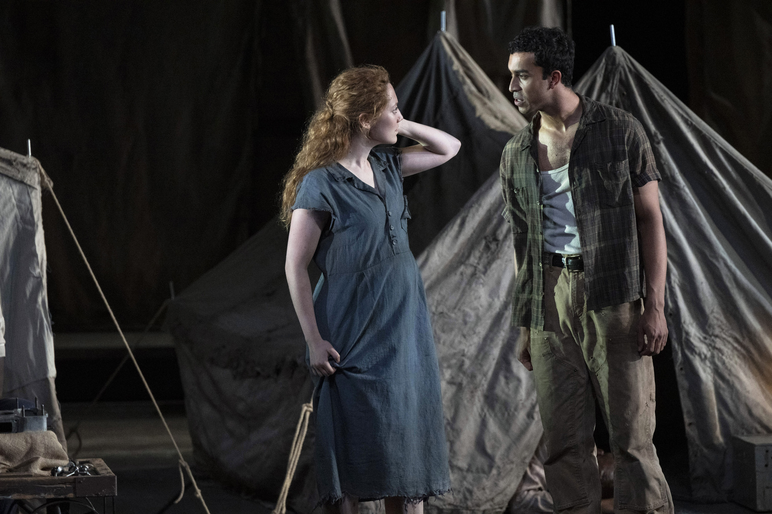The Grapes of Wrath, National Theatre, 2024, photograph by Richard Hubert Smith