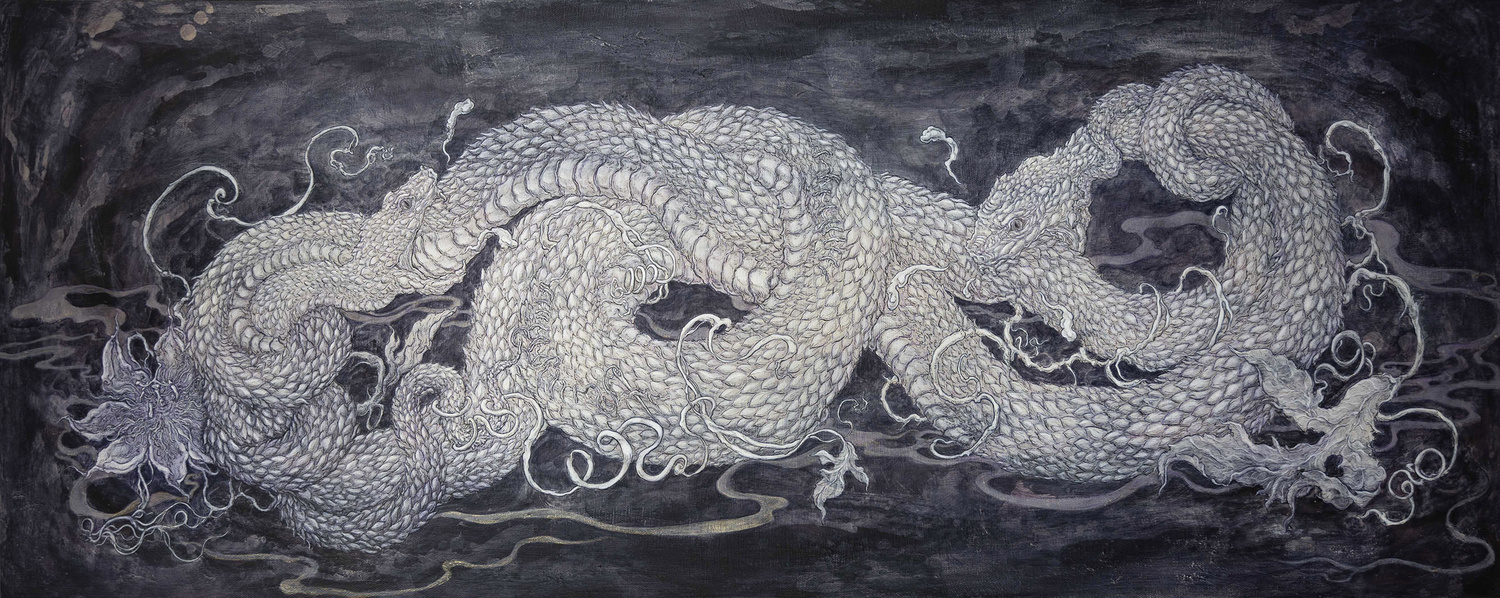 "the way things are 2" 40 x 100 cm, acrylic on canvas, 2019