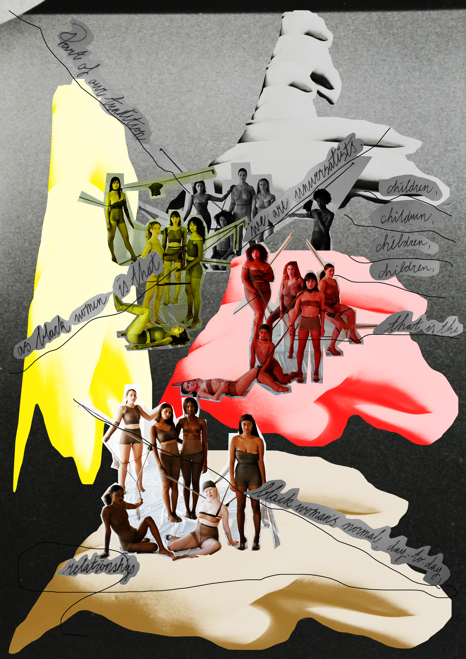 "Collage Color Colloquial" collage series, 2021