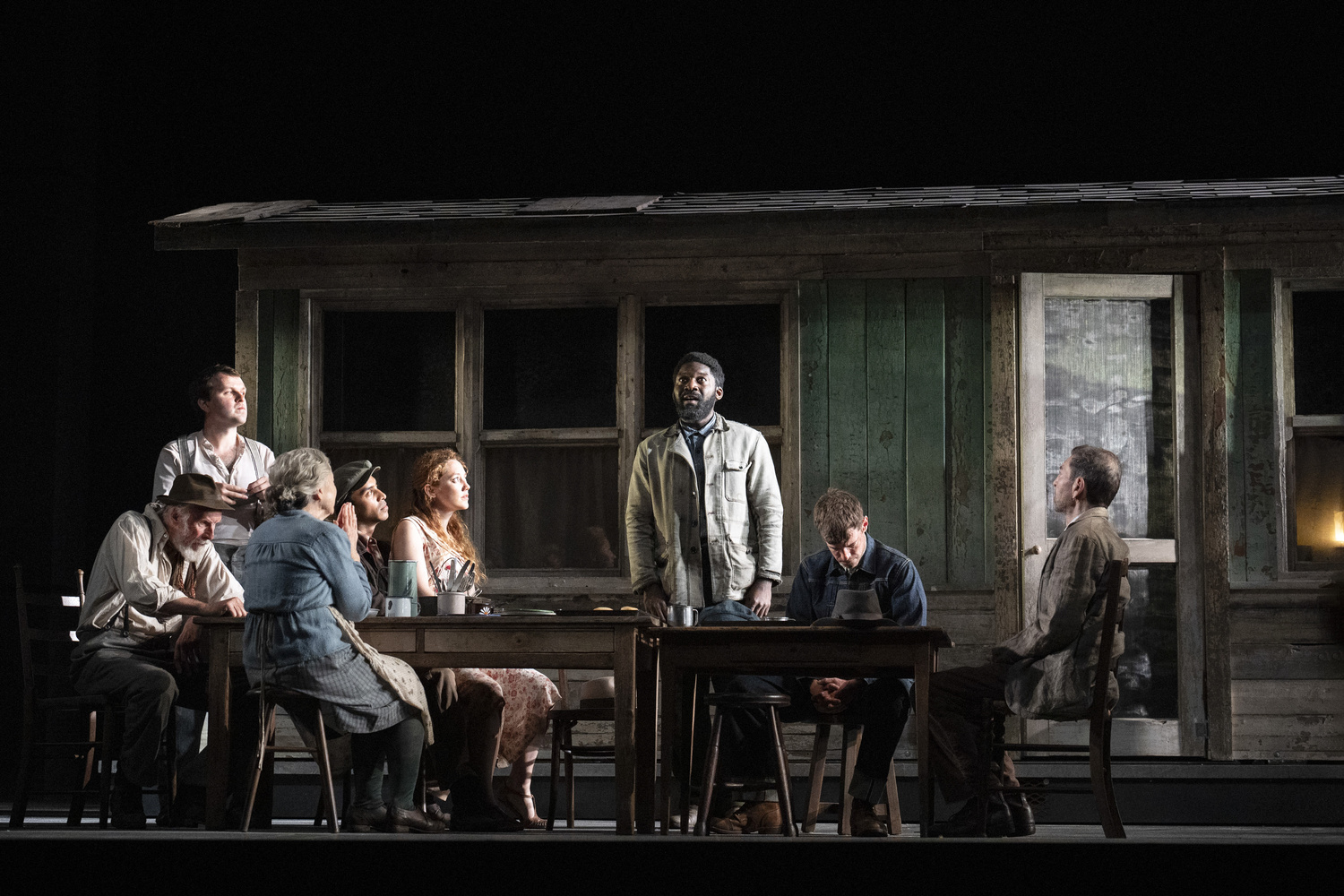 The Grapes of Wrath, National Theatre, 2024, photograph by Richard Hubert Smith