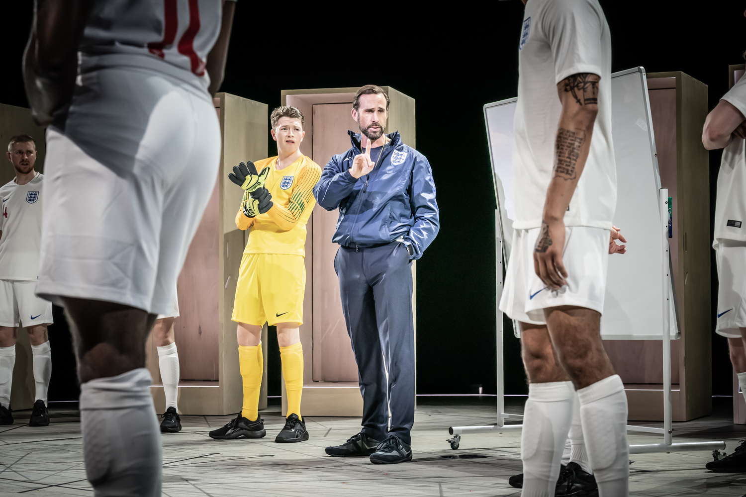 Dear England, National Theatre, Photograph by Marc Brenner