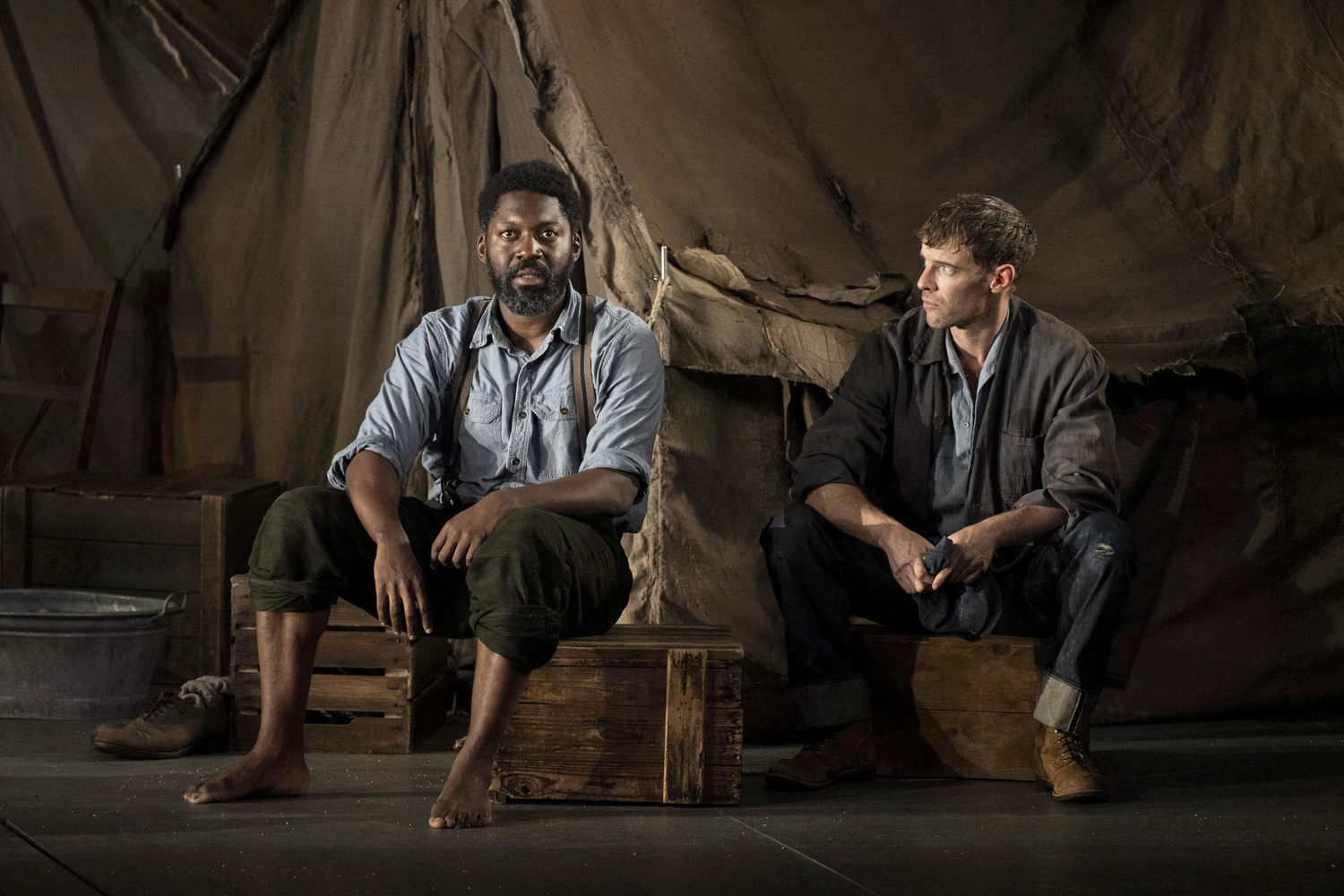 The Grapes of Wrath, National Theatre, 2024, photograph by Richard Hubert Smith