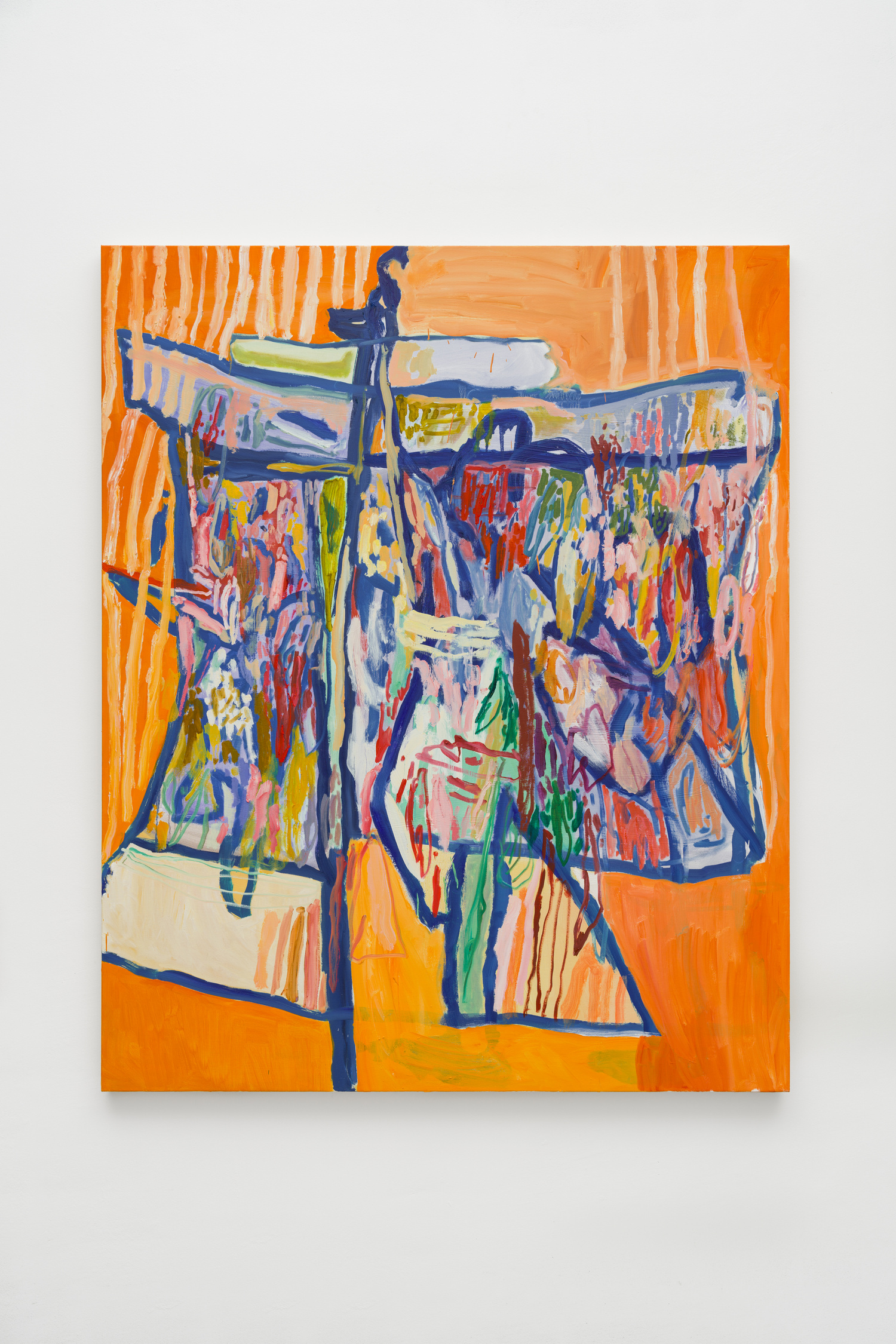 Burst, Oil and Oil Pastel on Canvas, 160cm x 130cm, 2024