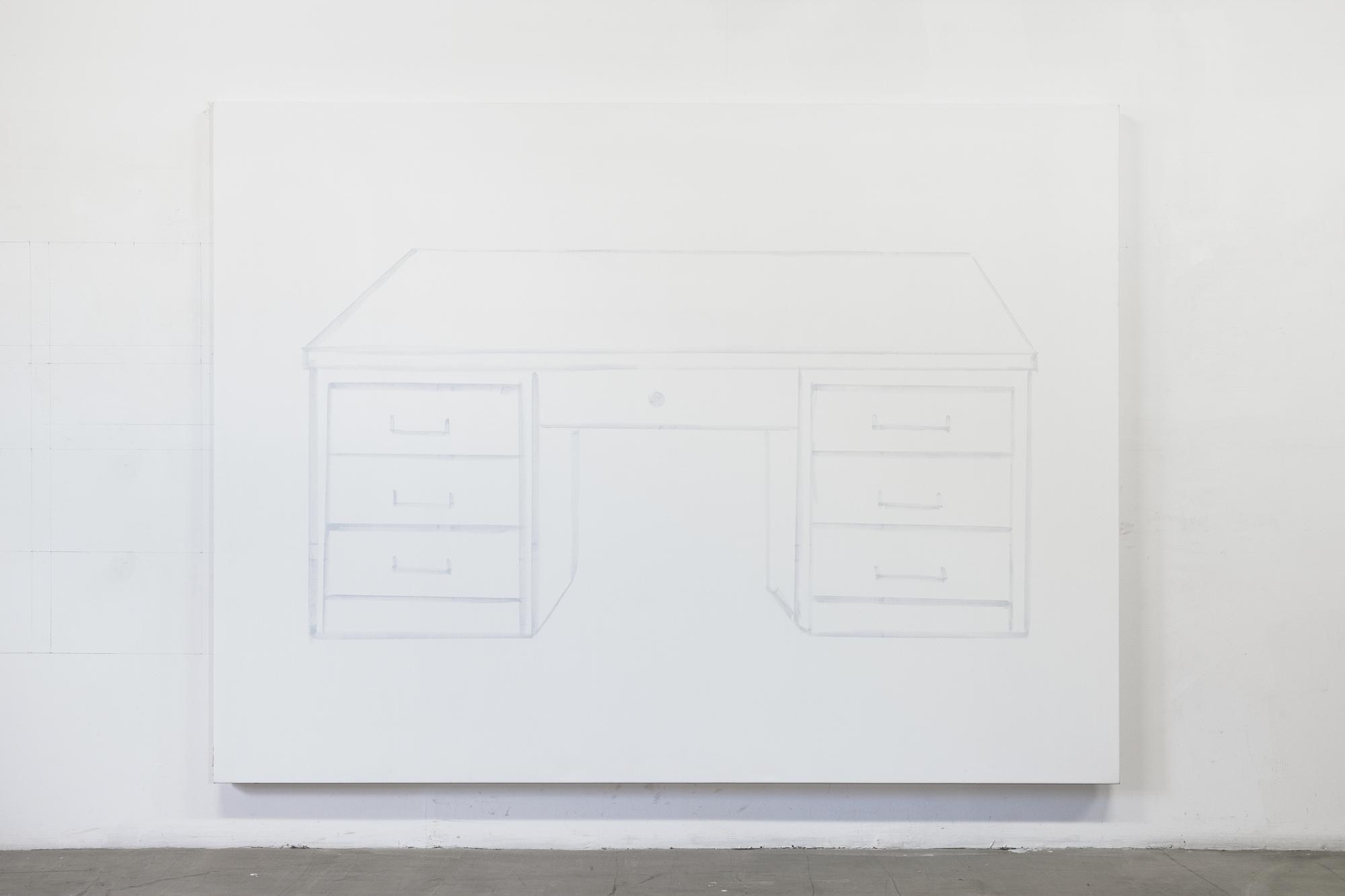 View from my bed. 2022.  Acrylic on canvas. 96x72in, 244x183cm. ^