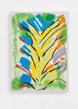 Outdoor Shower, 2018. 70cm x 50cm. oil on canvas