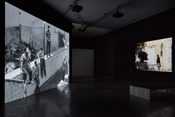  The Algiers' Sections of a Happy Moment and Long Goodbye installed at Project Arts Centre Dublin 2015 (photo Ros Kavanagh)
