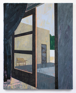 "Doorway" oil on canvas, 41 x 33 in., 2024