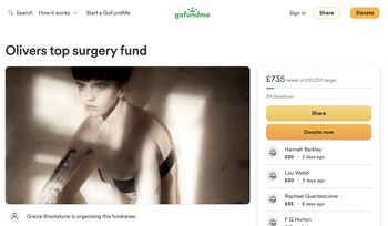 DONATE TO OLIVER'S TOP SURGERY