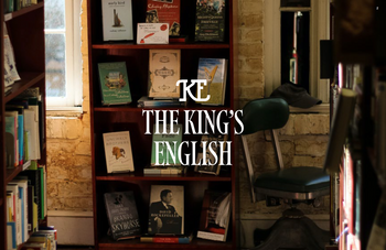 Conceptual rebrand of SLC bookshop, The King's English