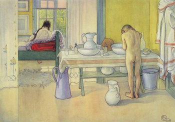 Larsson, Carl. Summer Morning. Painting. 1908