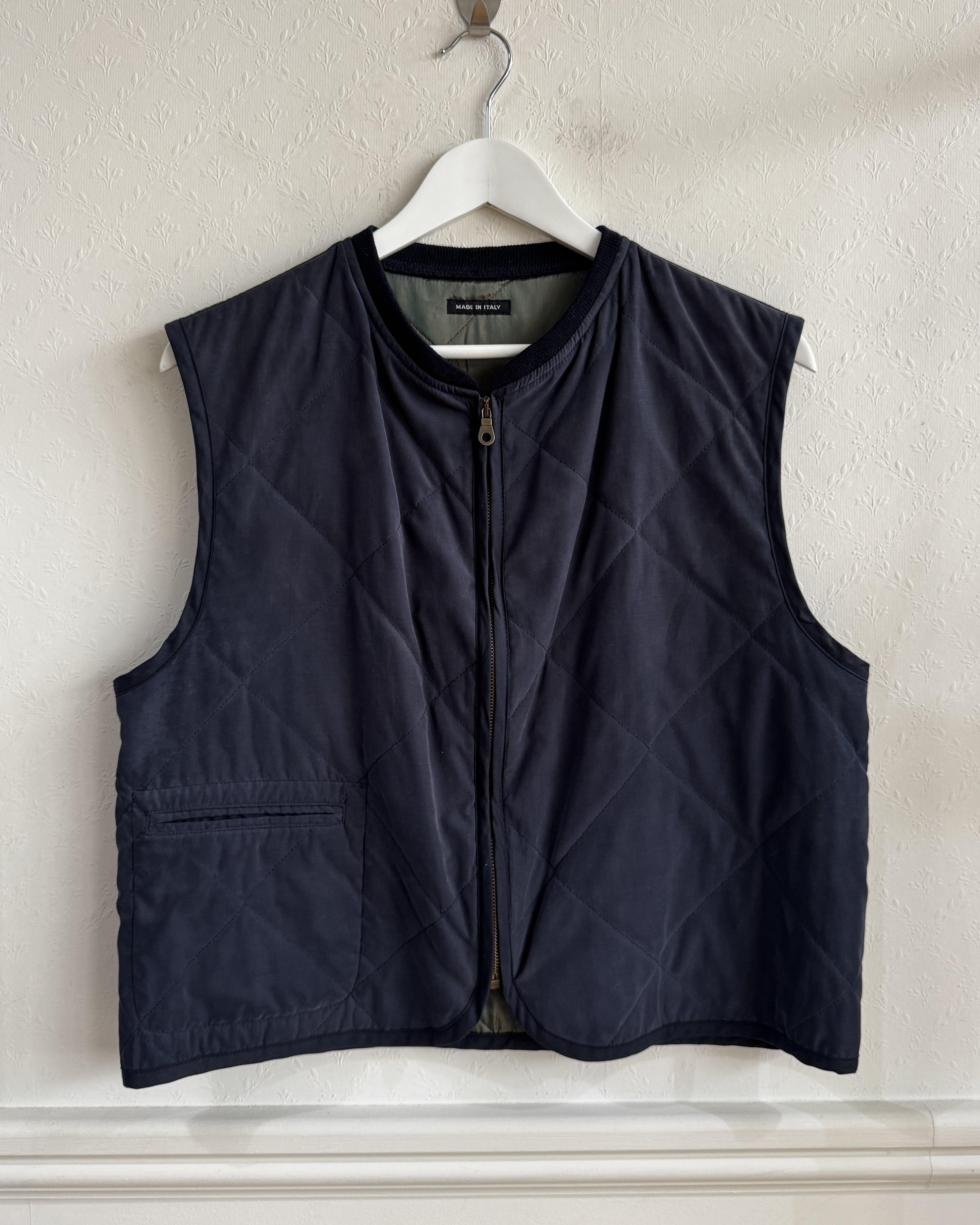 Giorgio Armani Le Collezioni, 1990's Quilted Liner Vest - LA NAUSÉE