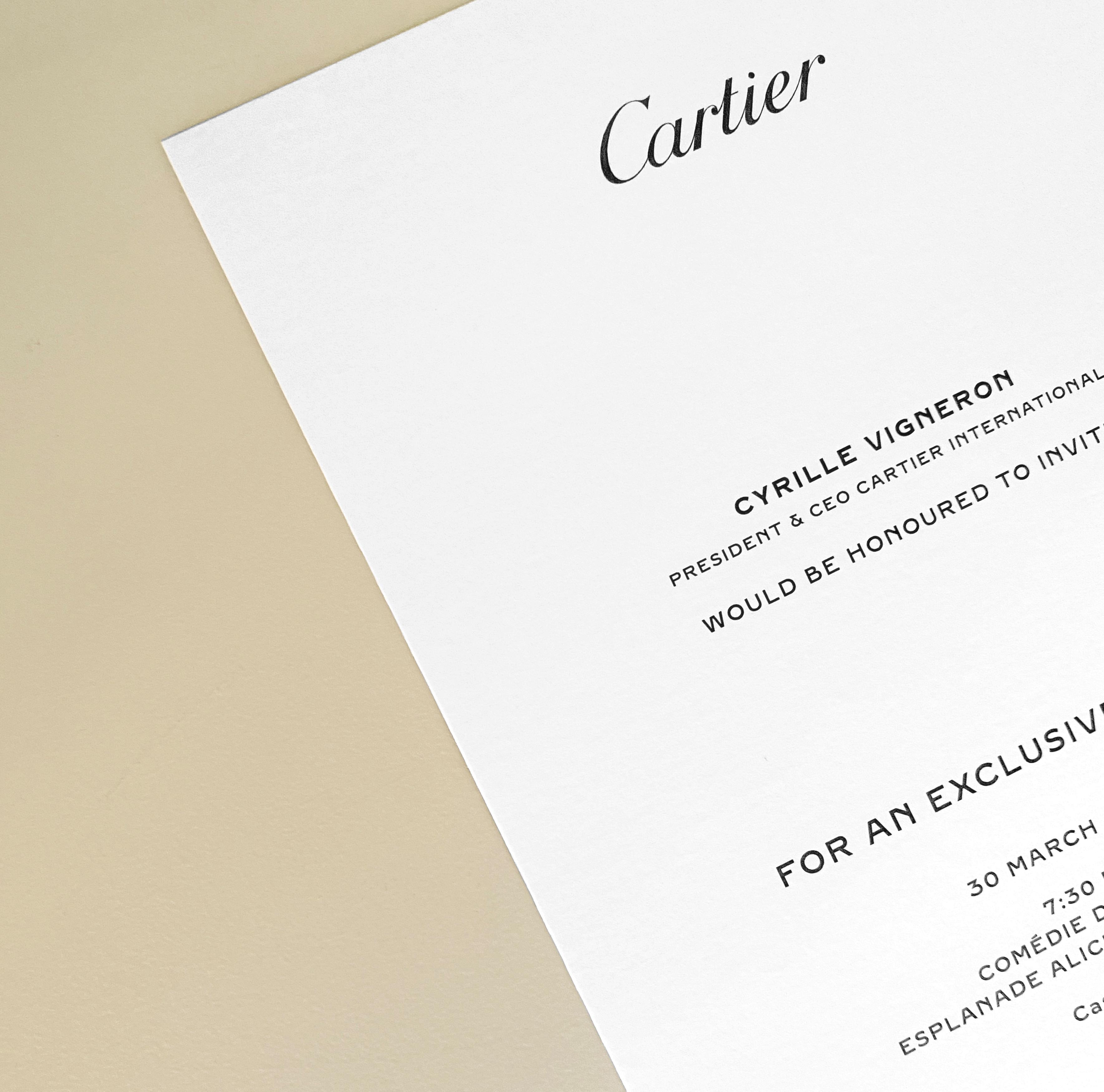 CARTIER JOAILLERIE Studio Sophie Touzet direction artistique et