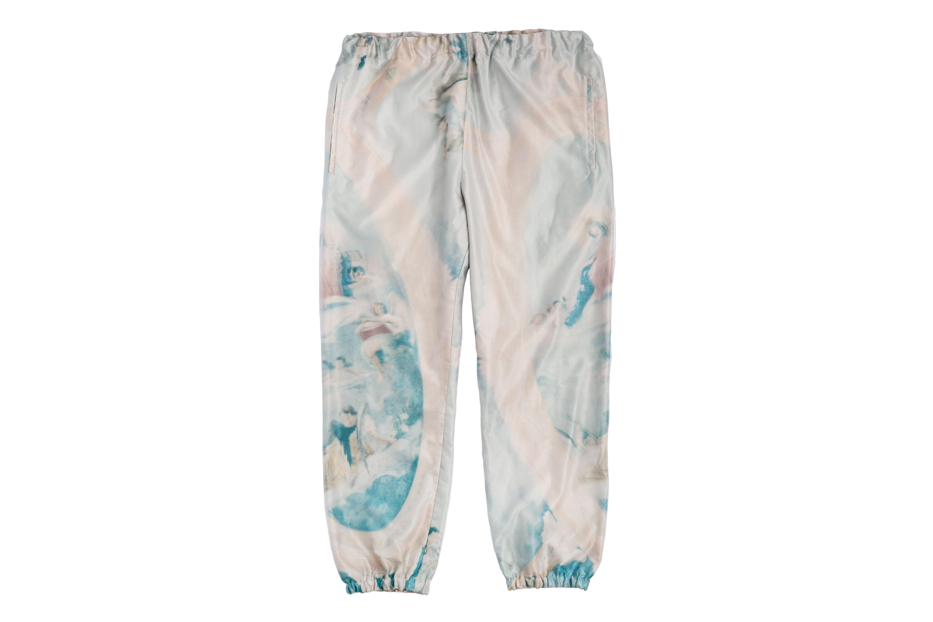 graphic track pants