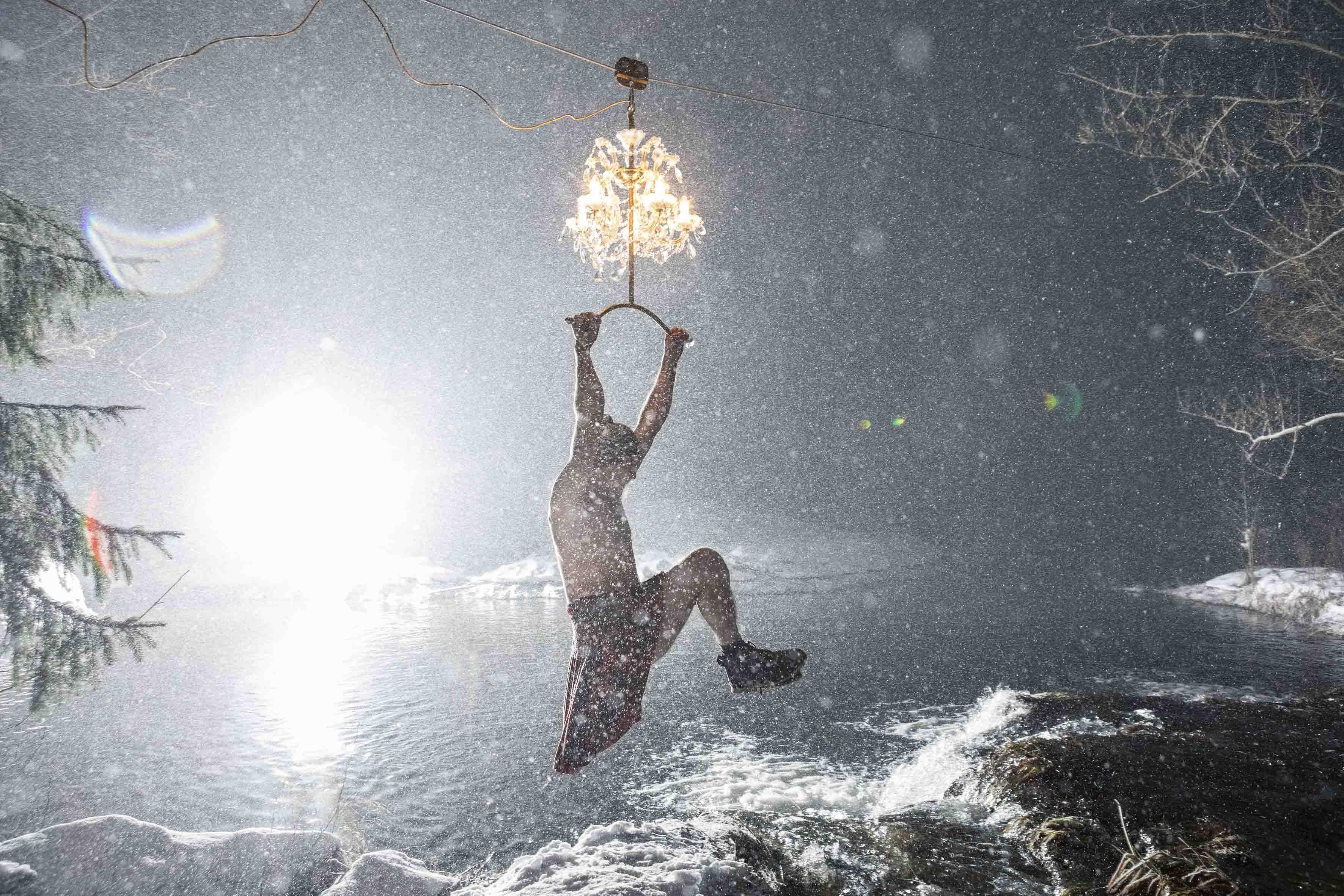 THE SWINGING CHANDELIER - Brina Steblovnik