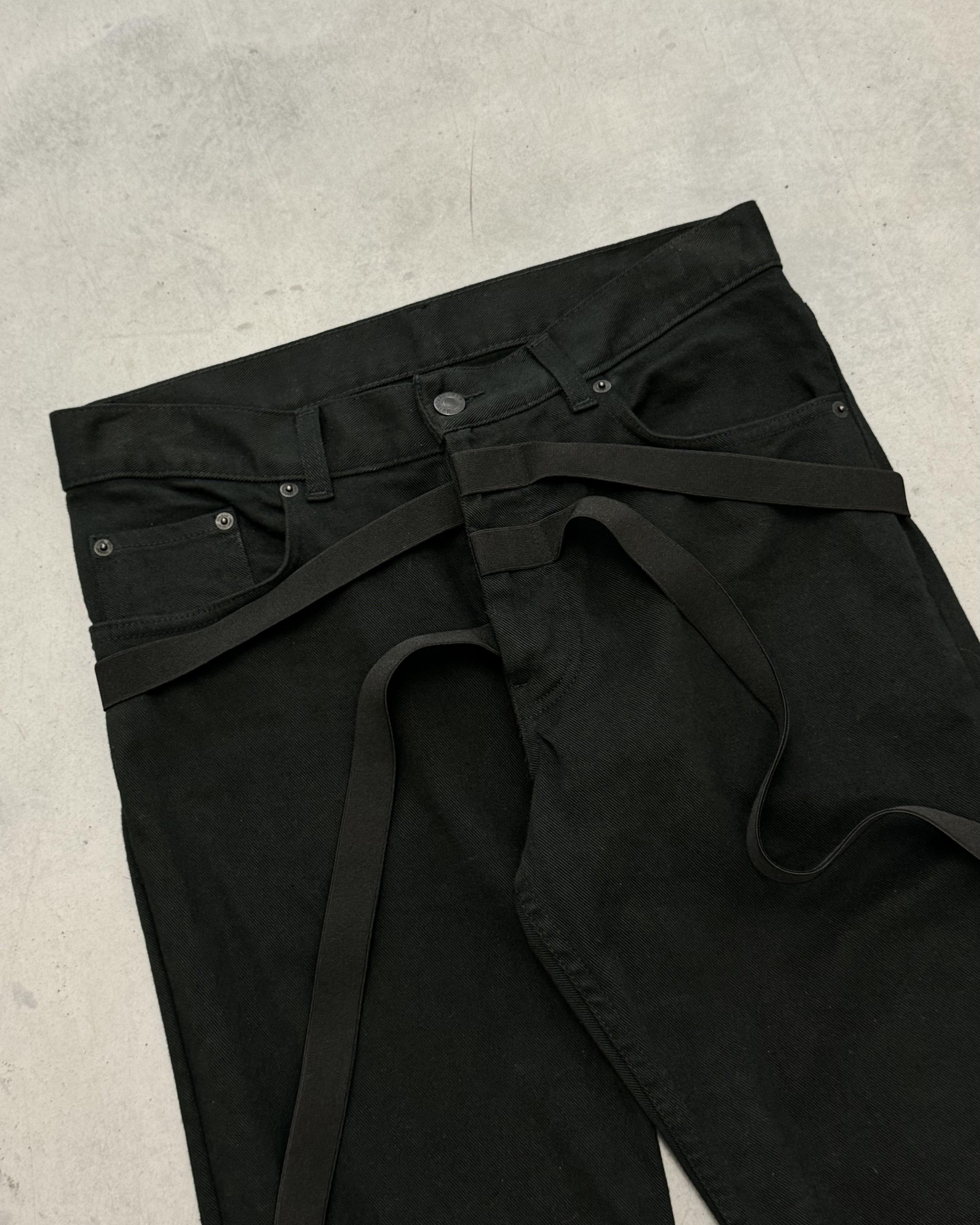 Helmut Lang, S/S 2004 Bondage Strap 'Mummy' Denim Jeans - LA Helmut Lang, S/S 2004 Bondage Strap 'Mummy' Denim Jeans - LA