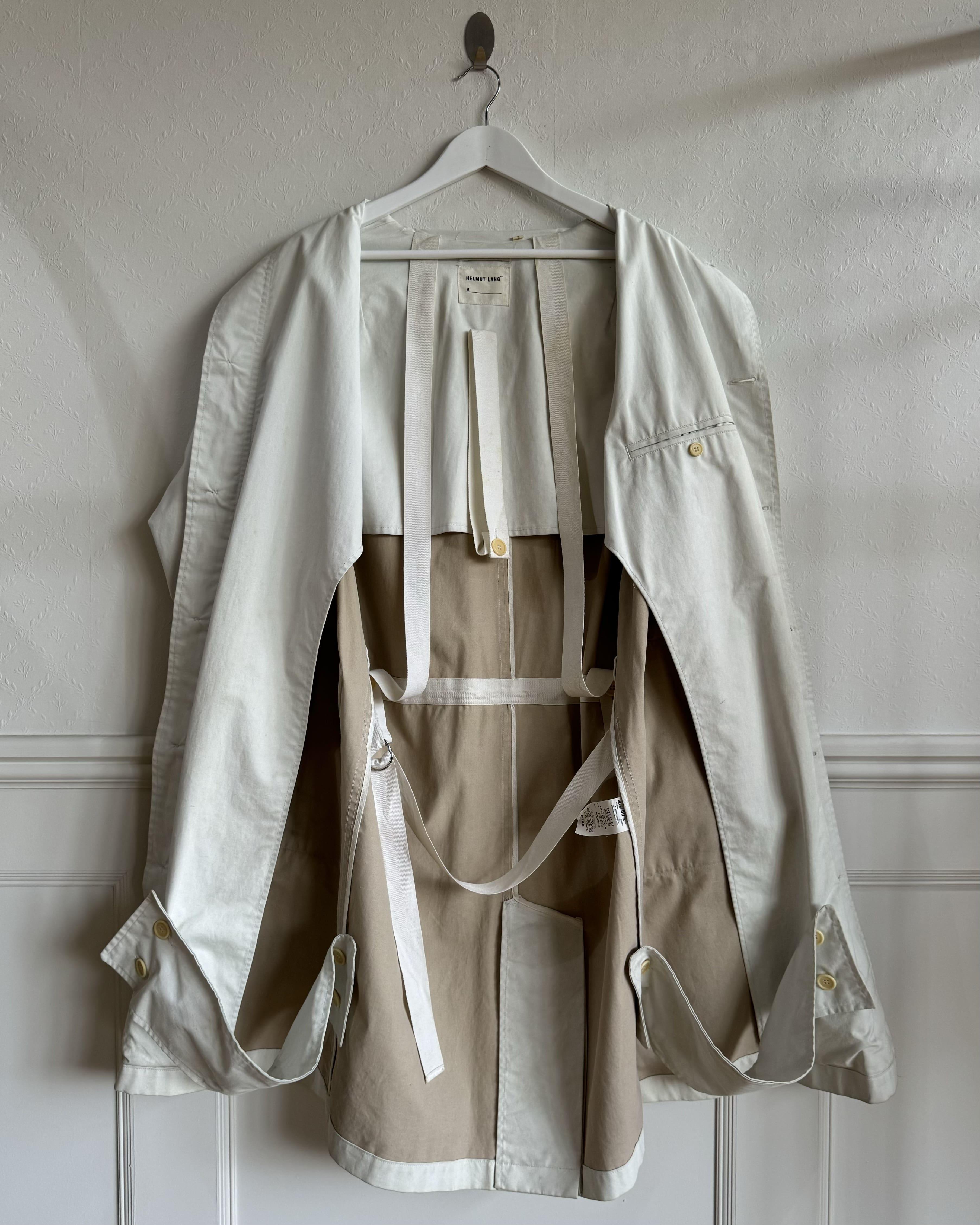 Helmut Lang, S/S 2000 Bonded Cotton Car Coat - LA NAUSÉE