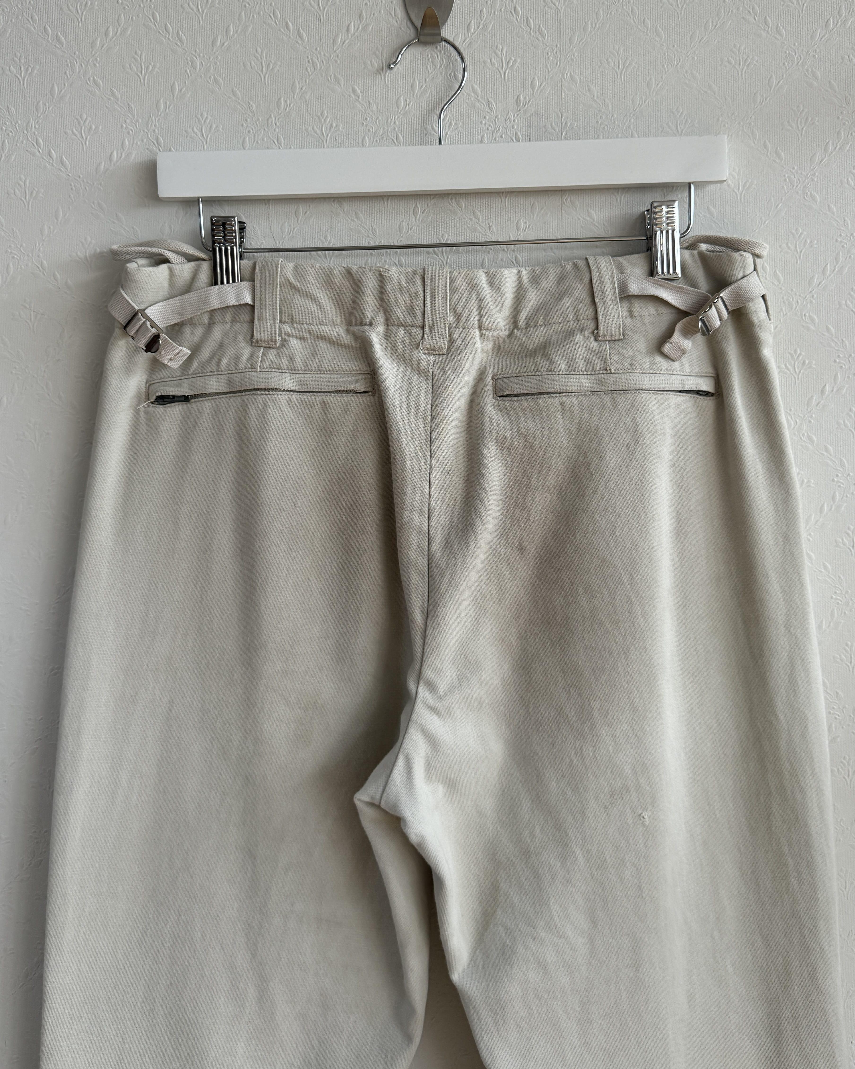 Helmut Lang, A/W 1999 Woven Cotton Astro Biker Trousers - LA