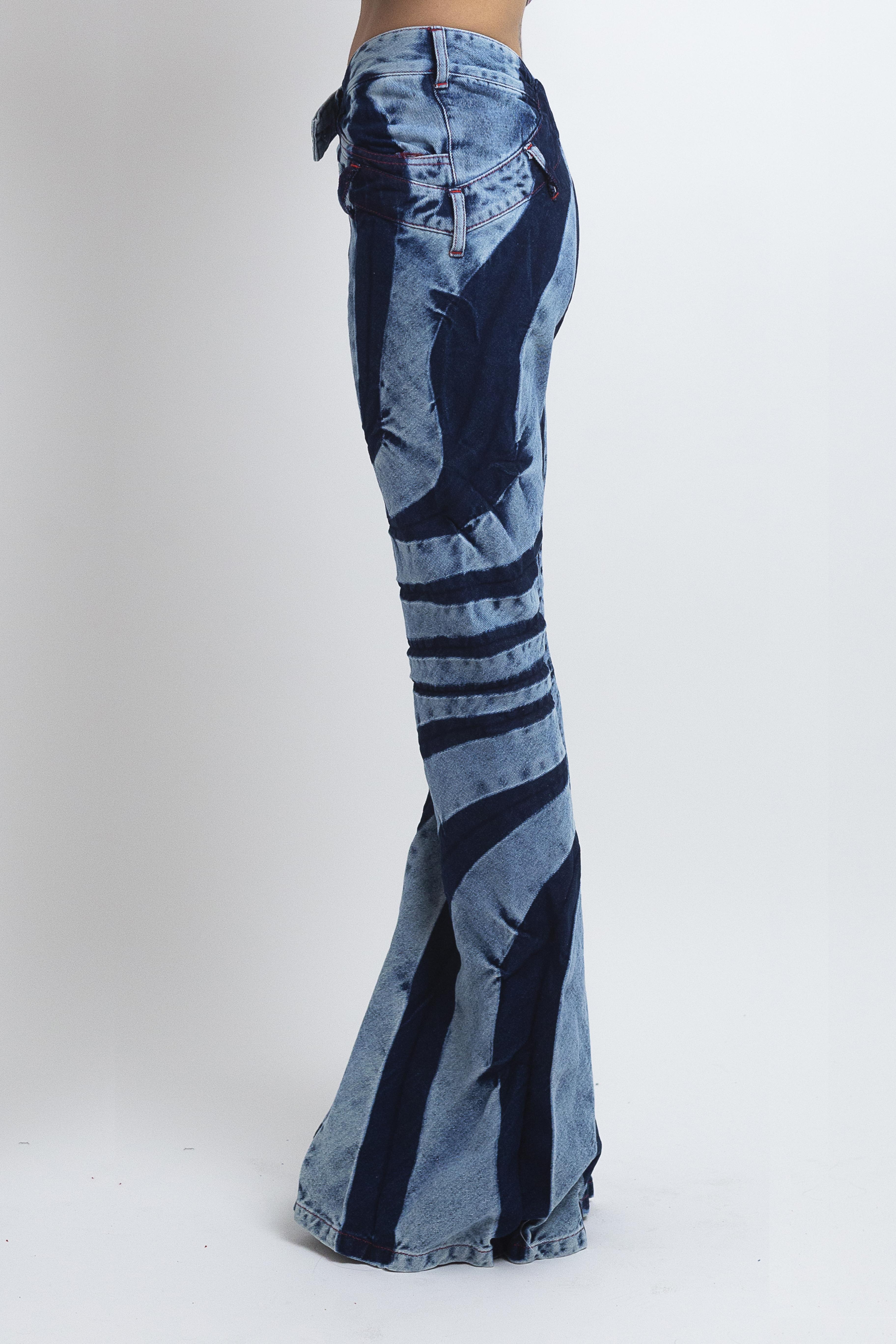 INDIGO Bias Cut Jeans £350 - Masha Popova