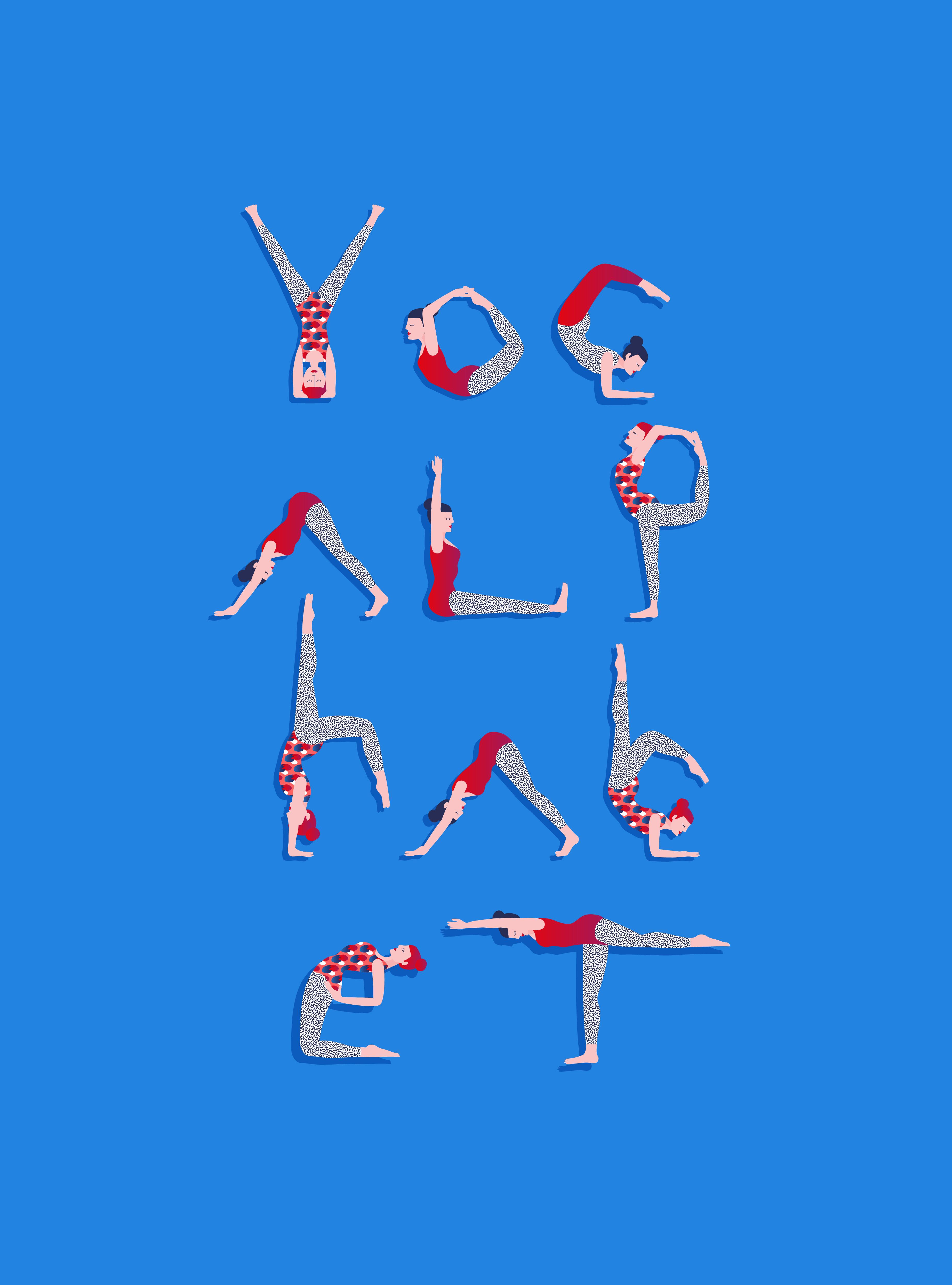 Yoga Alphabet, Letter Image & Photo (Free Trial) | Bigstock
