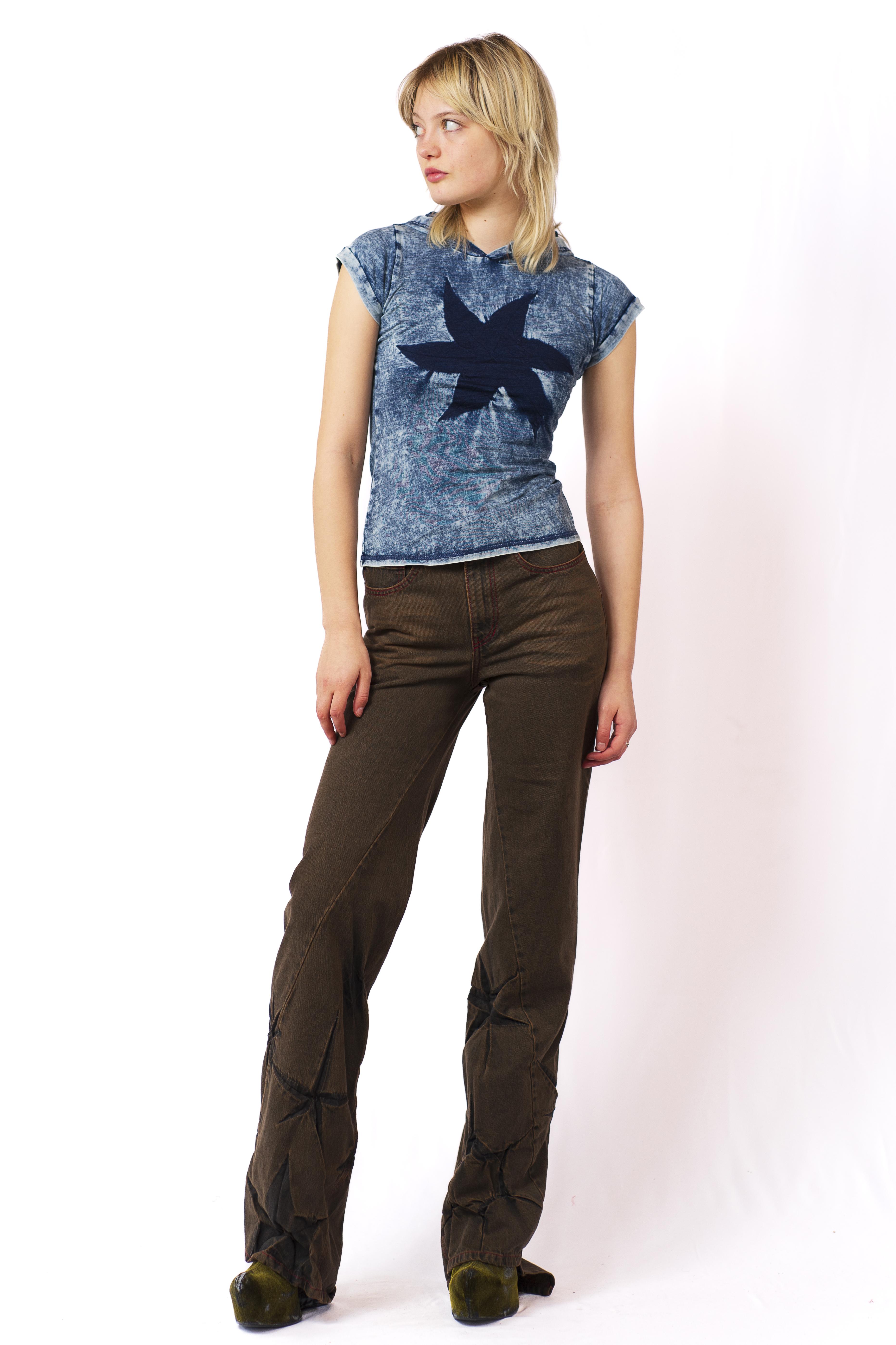 パンツ S/S2007 SIVA - Brown-dyed Spiral Jeans S/S2007 SIVA - Brown