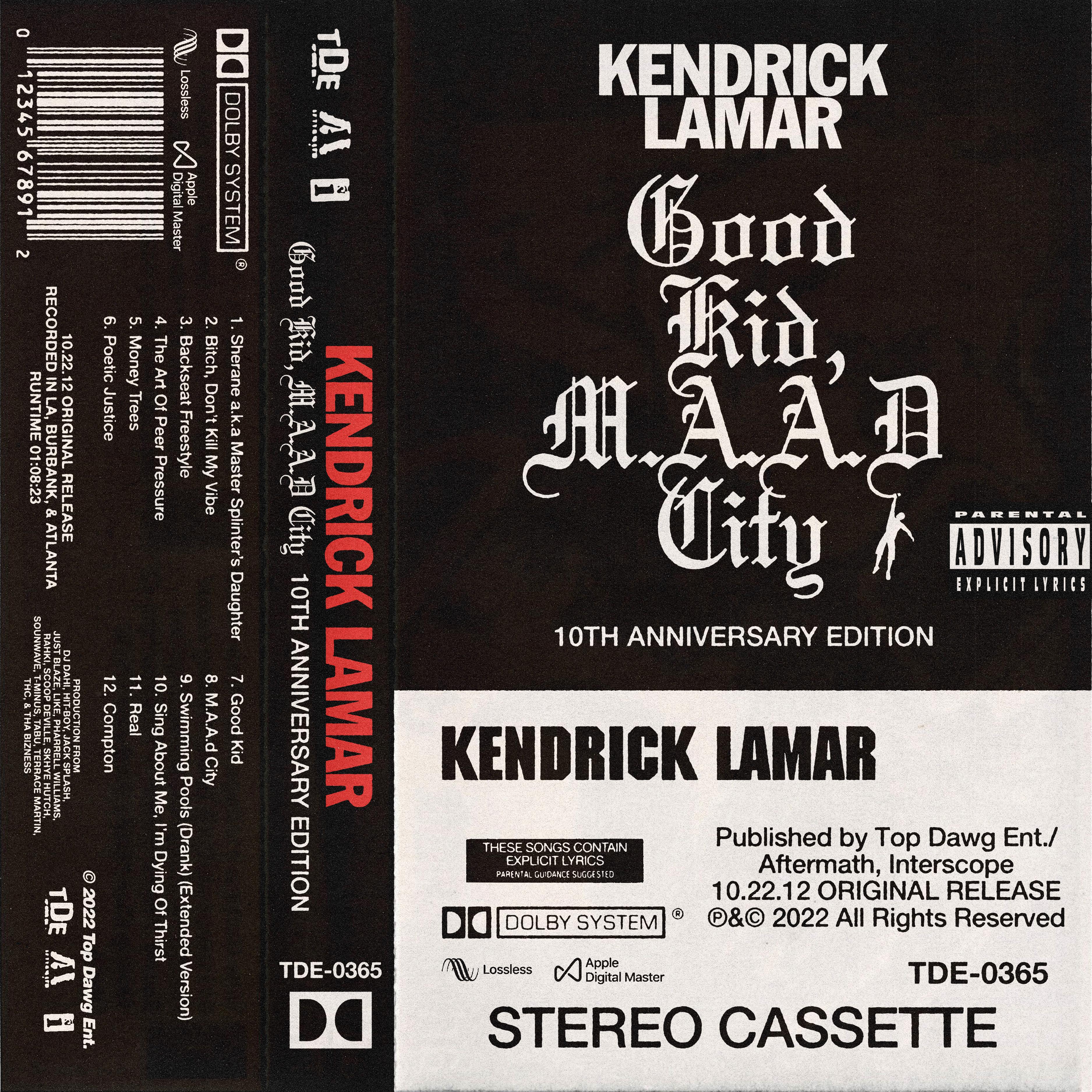 Kendrick Lamar - Good Kid, M.A.A.d City, Releases