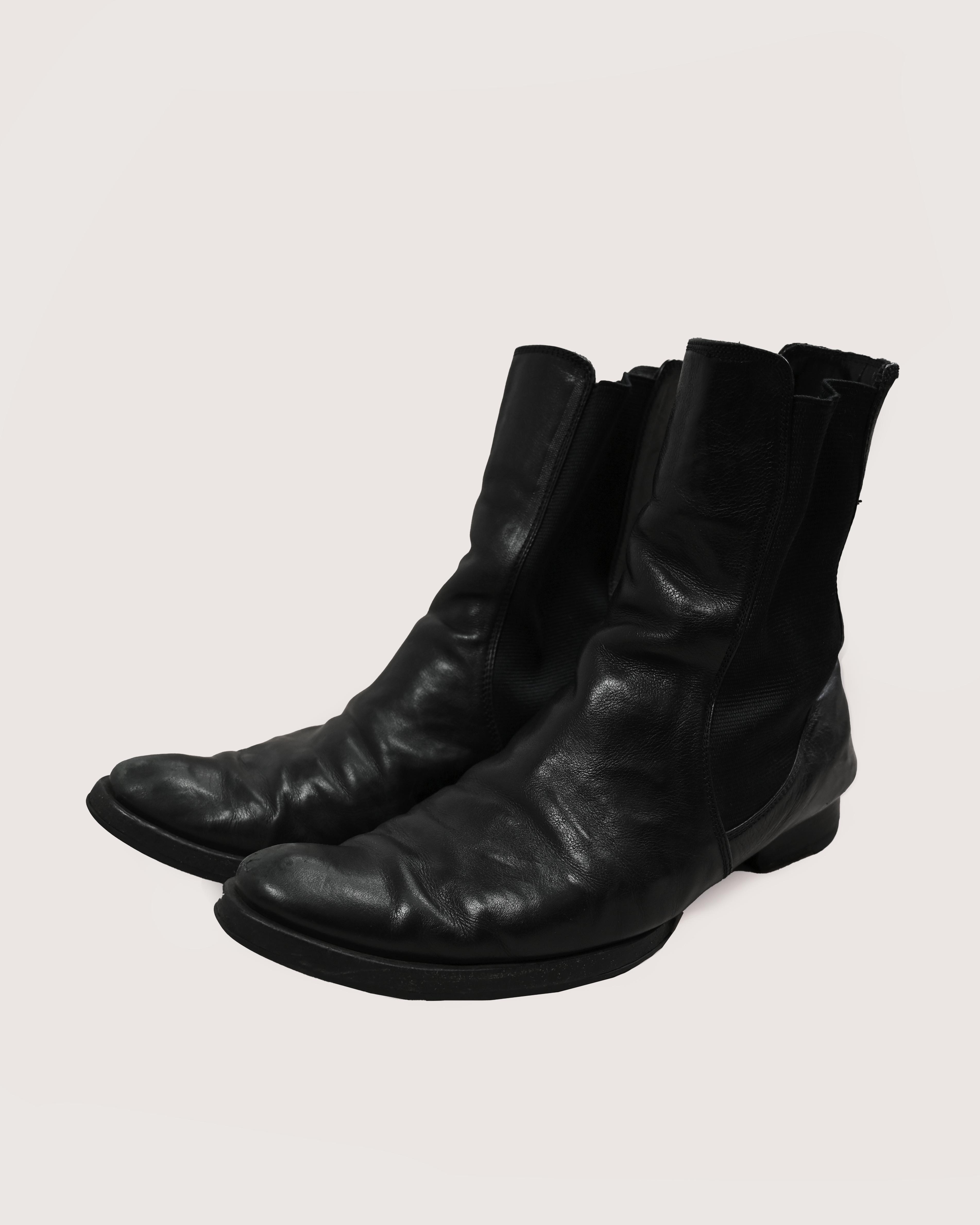 Miharayasuhiro Black Vintage Like Boots