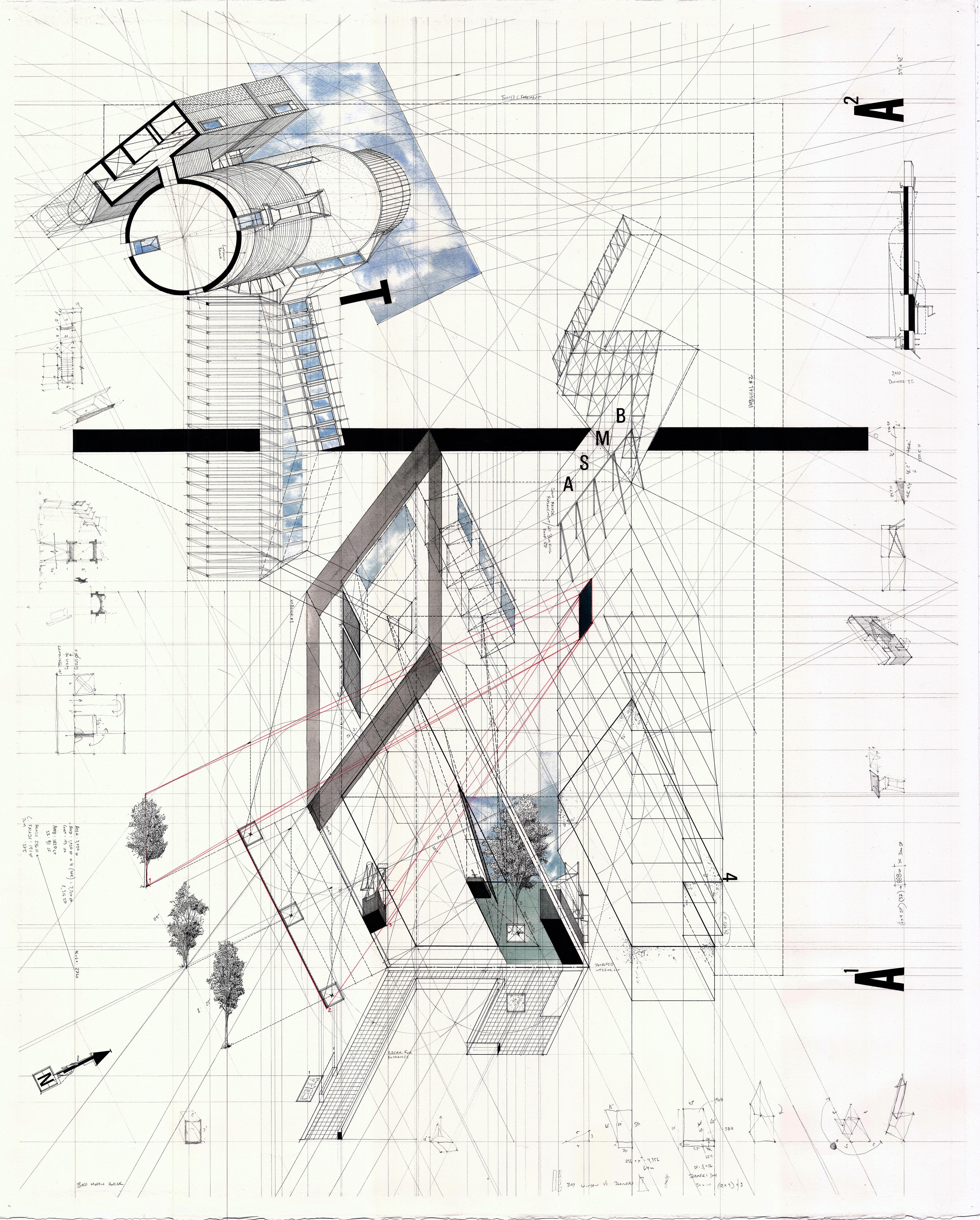 Concept sketch, In 1994, LUC began work on the Eden Project…