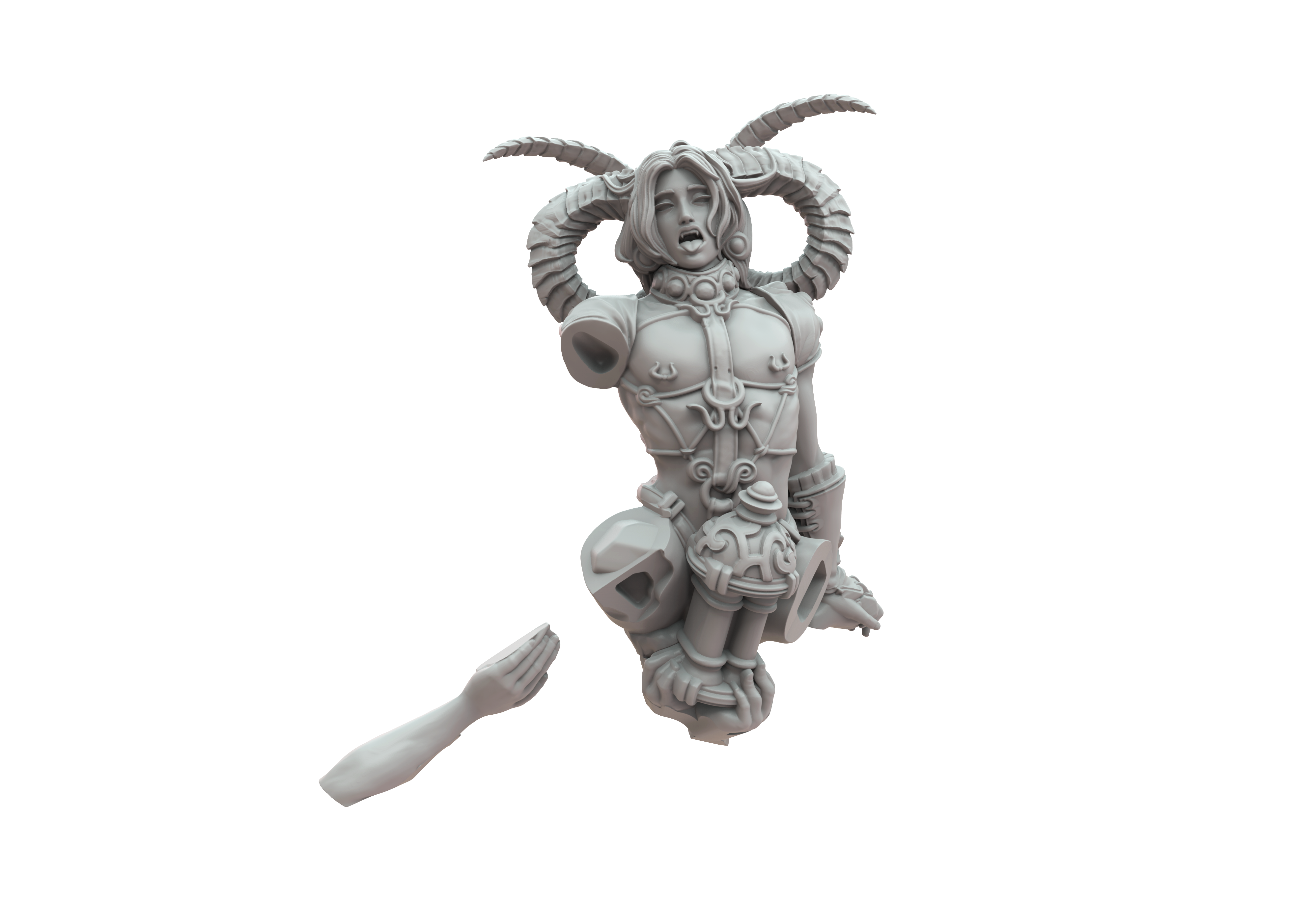 Pinups of Death 4 - Male Nightmare Ram - Kingdom Death - Build