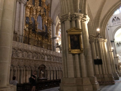 El interior de la catedral