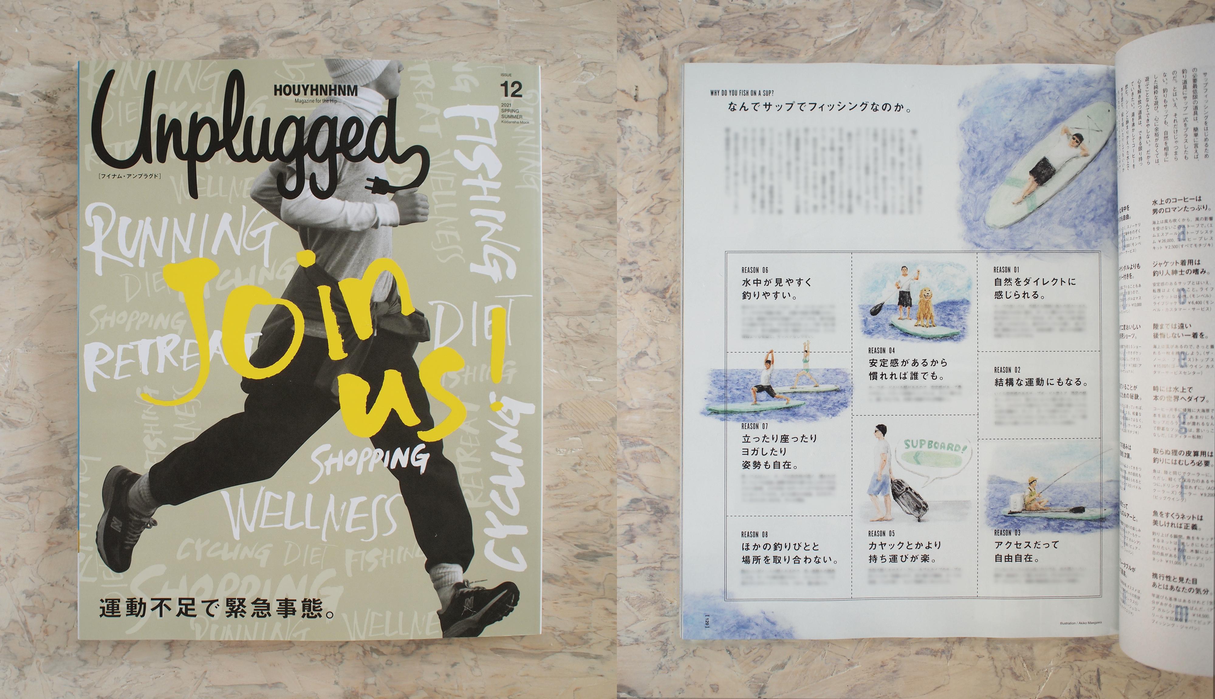 HOUYHNHNM Unplugged12号 - AKIKOMAEGAWA ILLUSTRATION