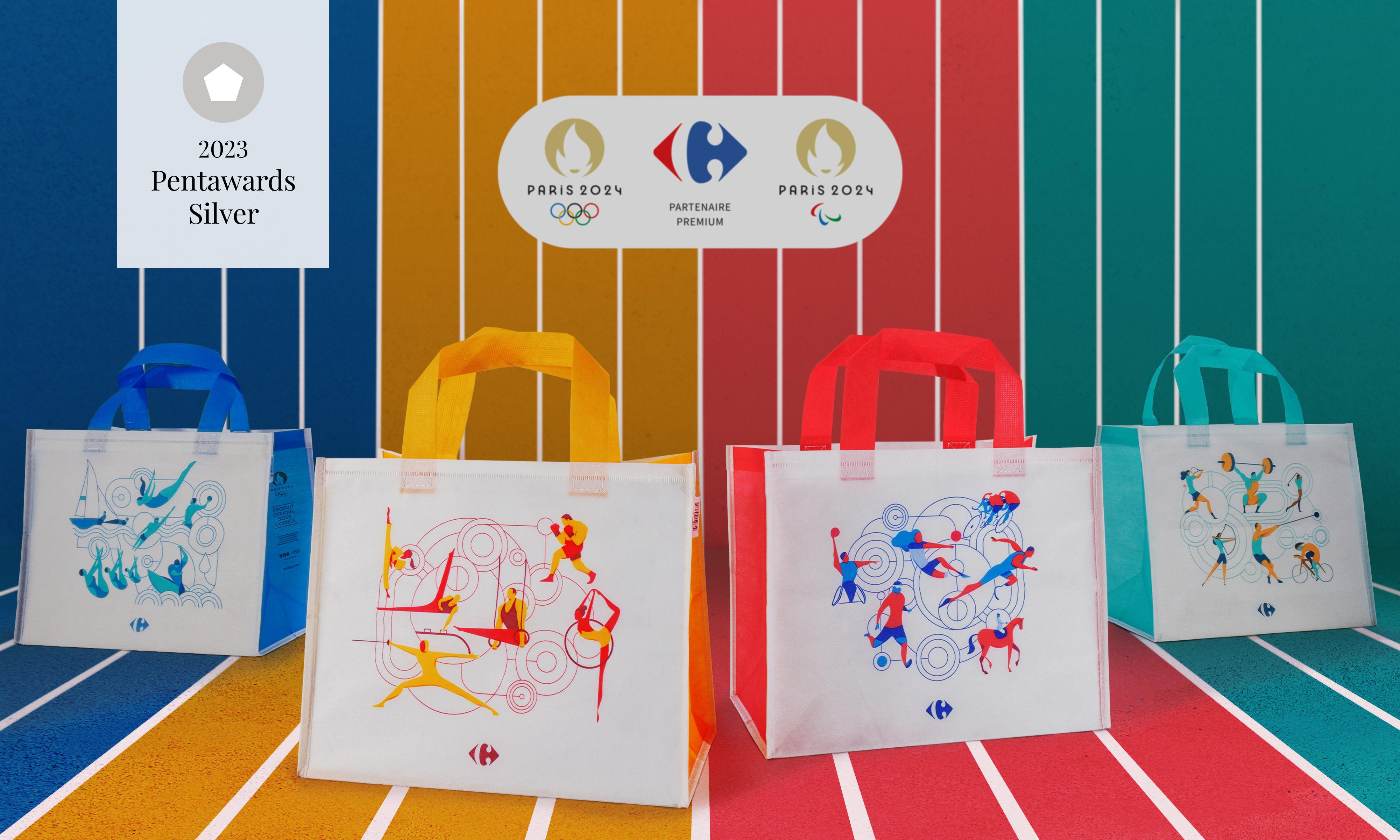 Sacs cabas Carrefour Paris 2024 Emma Burel