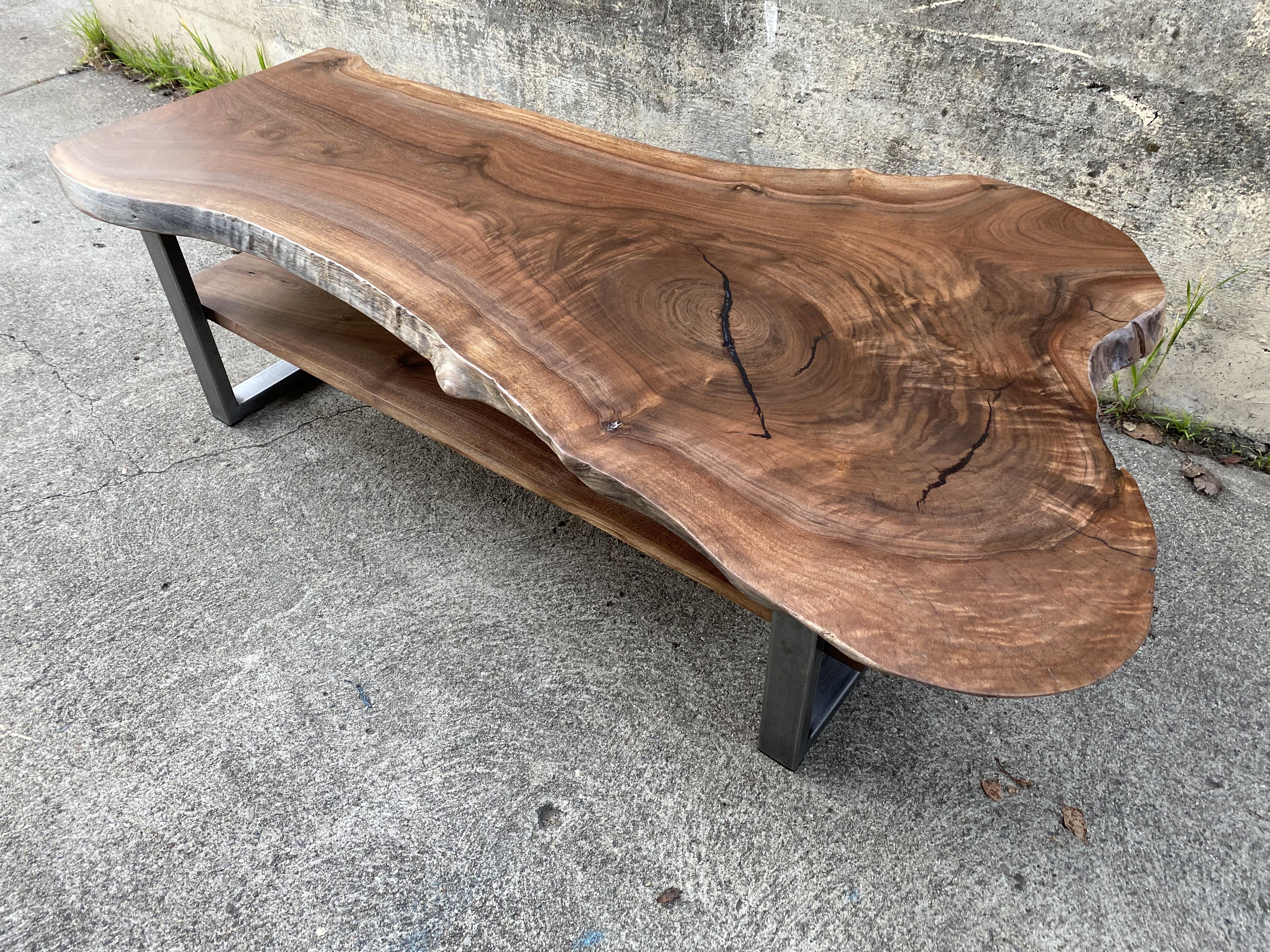 Black Walnut Two Level Coffee Table - Ambrose Woodworks, image size:4032x3024