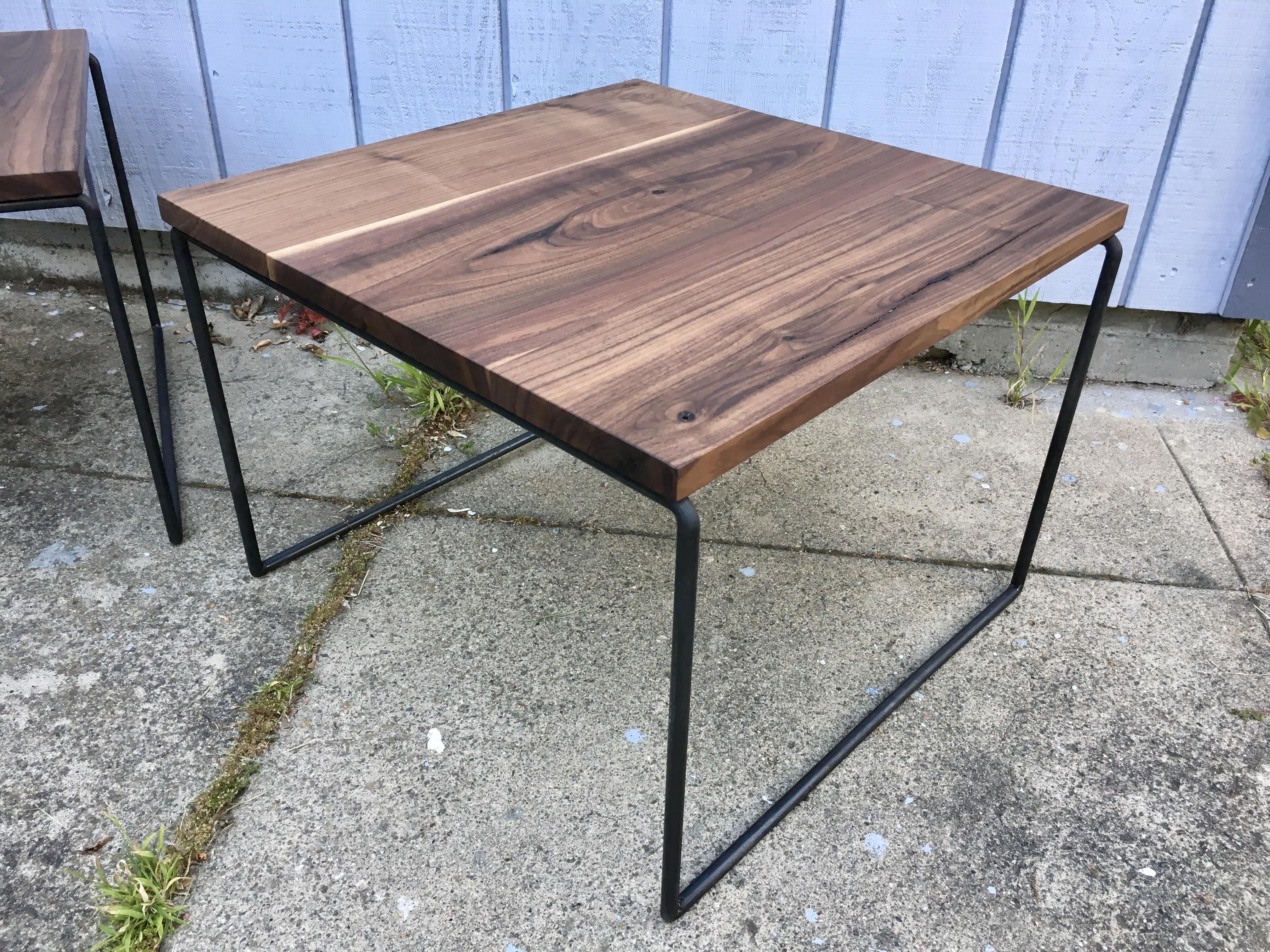 Black Walnut Side Tables - Ambrose Woodworks