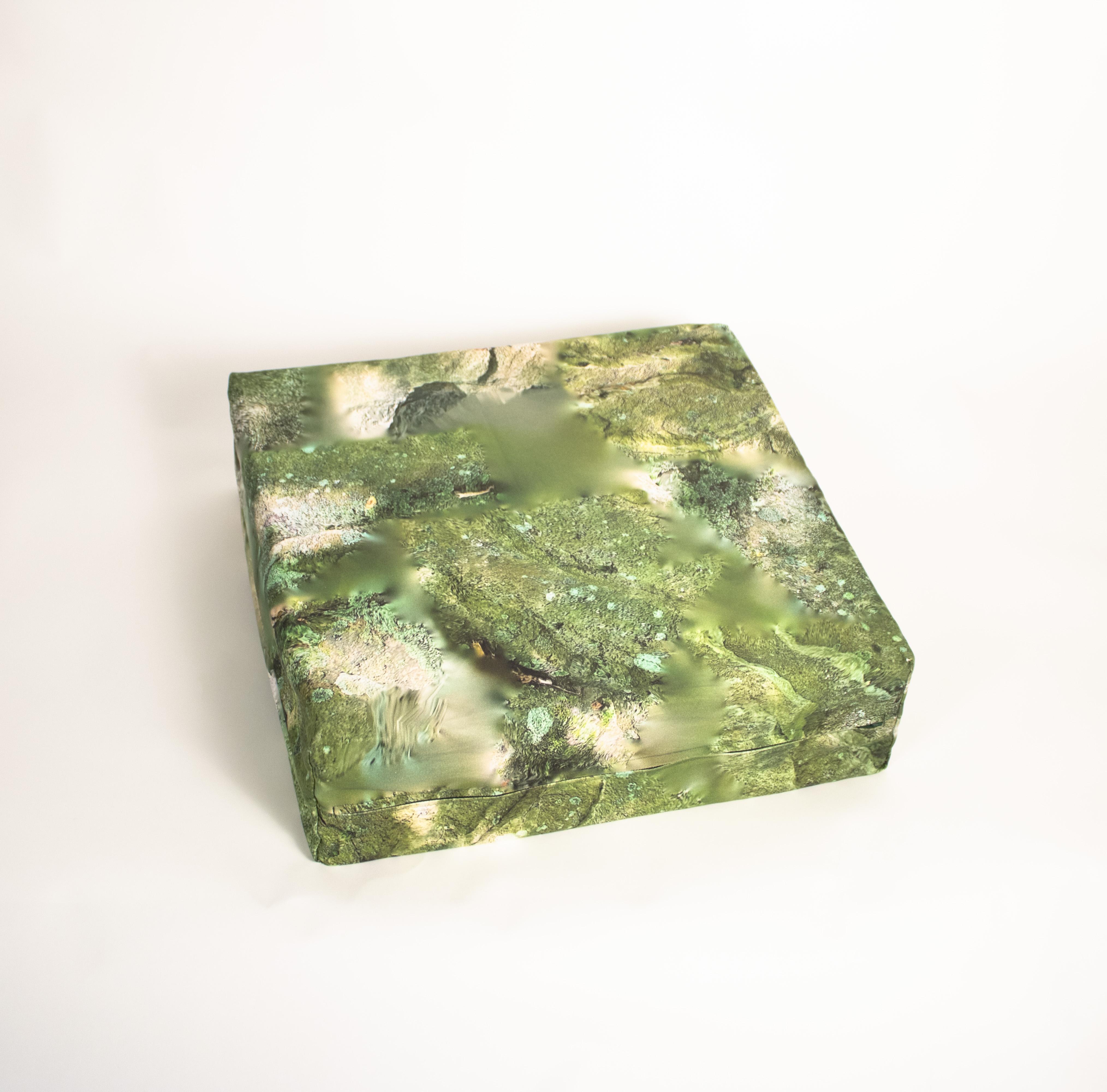 vintage floor cushion　グリーンベージュ Floor Cushion